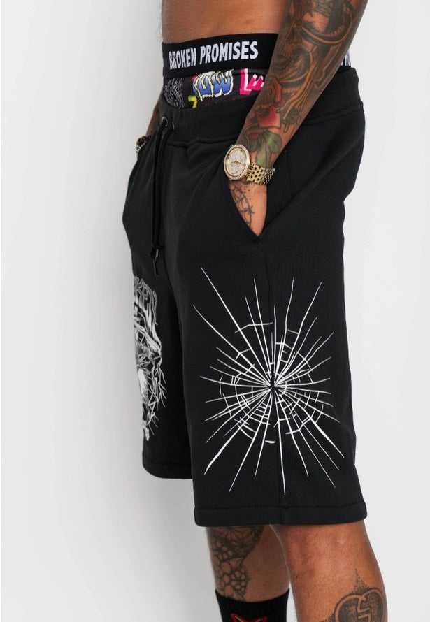 Broken Promises - Lsd Reaper Black - Shorts | Men-Image