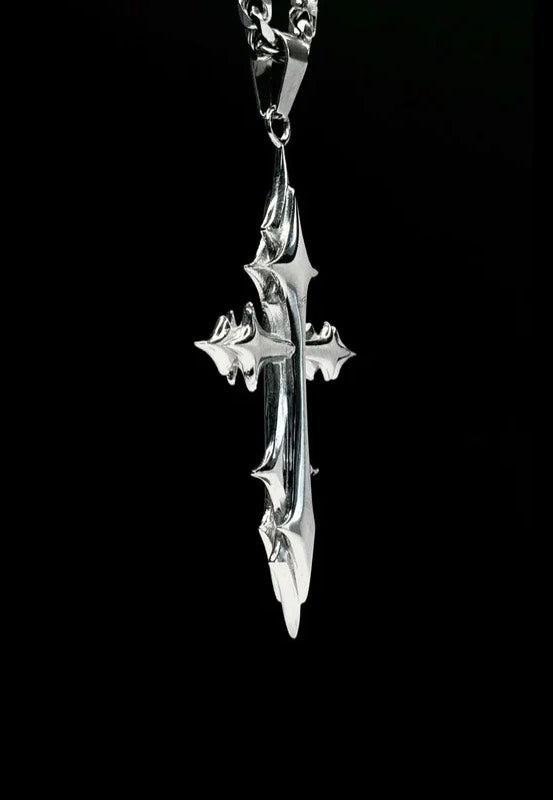 Fainz 3Layer Cross Silver Collier | Neutral-Image