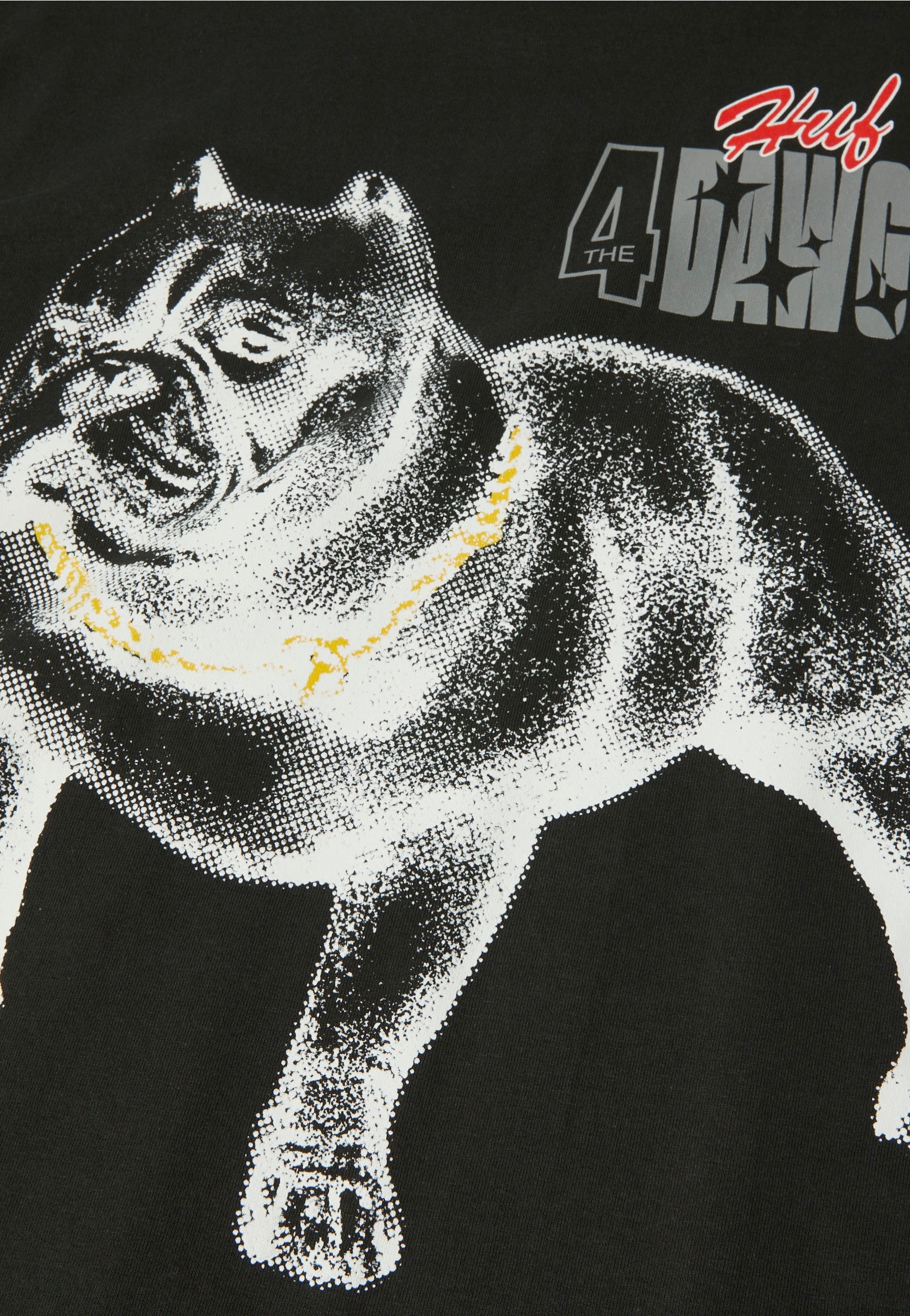 HUF - 4 The Dawgs Vintage Black - T-Shirt | Men-Image