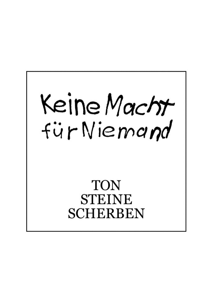 Ton Steine Scherben - Keine Macht für Niemand - CD | Neutral-Image