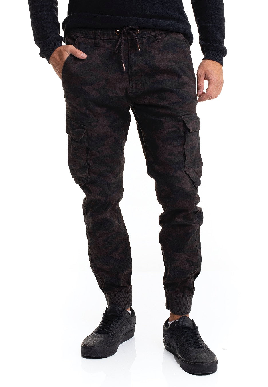REELL - Reflex Rib Cargo Black Camo - Pants | Men-Image