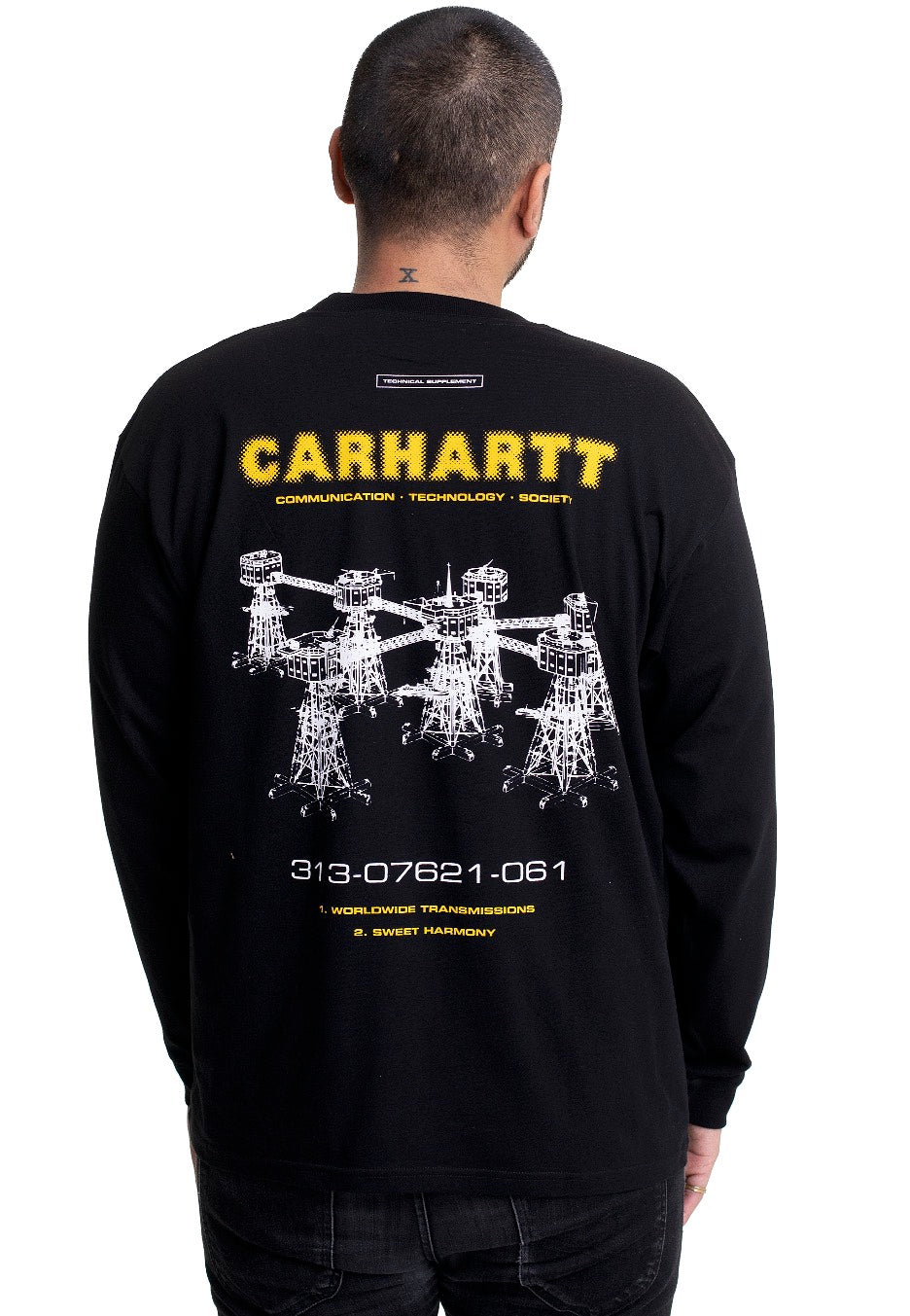 Carhartt WIP - Airwaves Black - Longsleeve | Men-Image