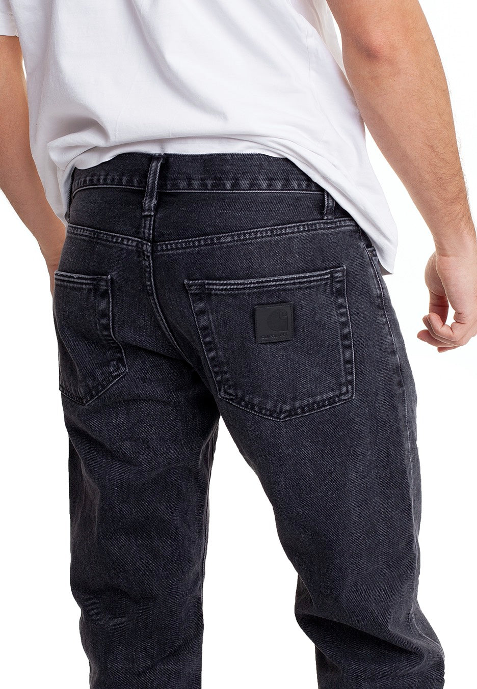 Carhartt WIP - Klondike Black Mid Worn Wash - Jeans | Men-Image
