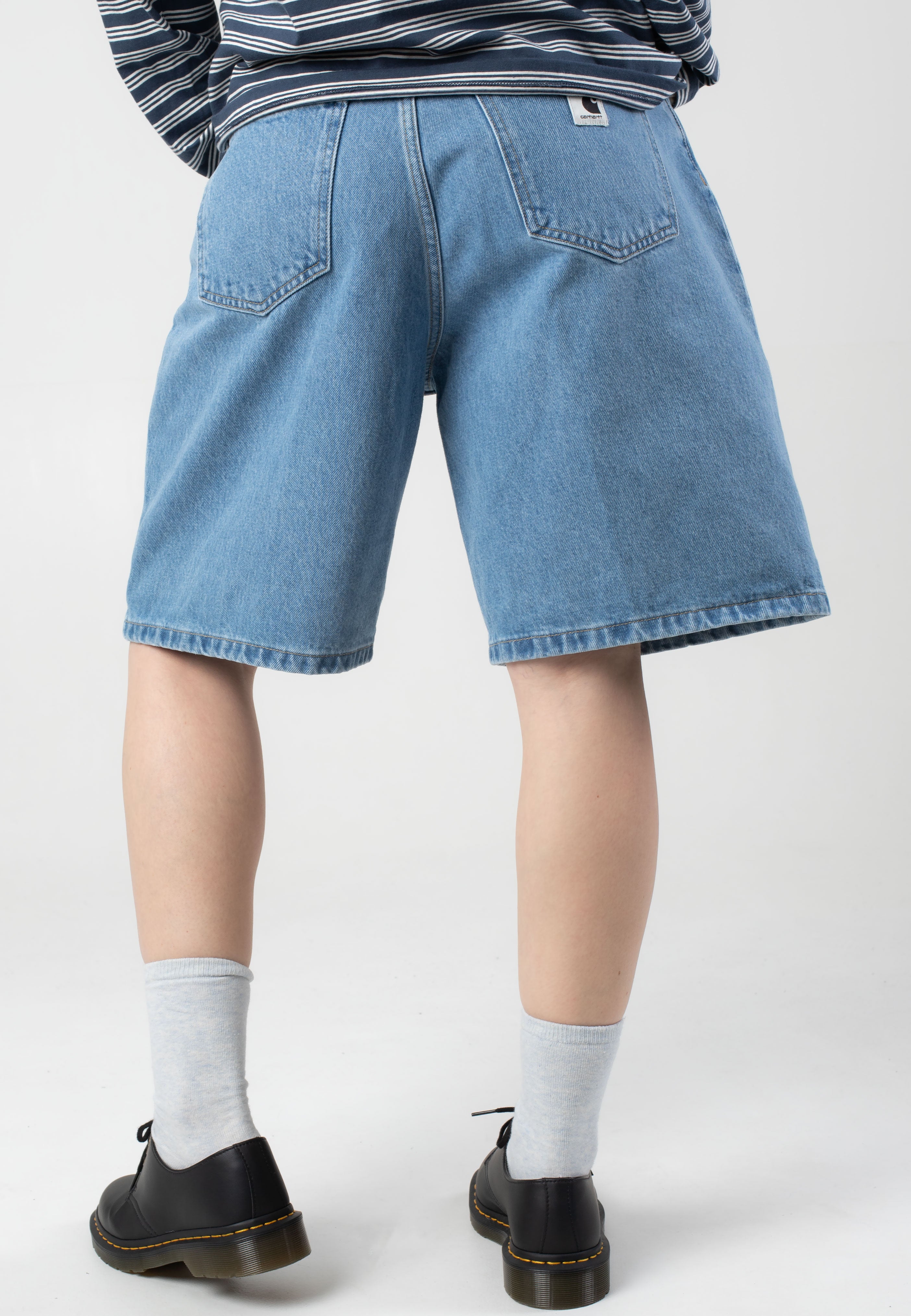 Carhartt WIP - W' Brandon Stone Bleached Blue - Shorts | Women-Image