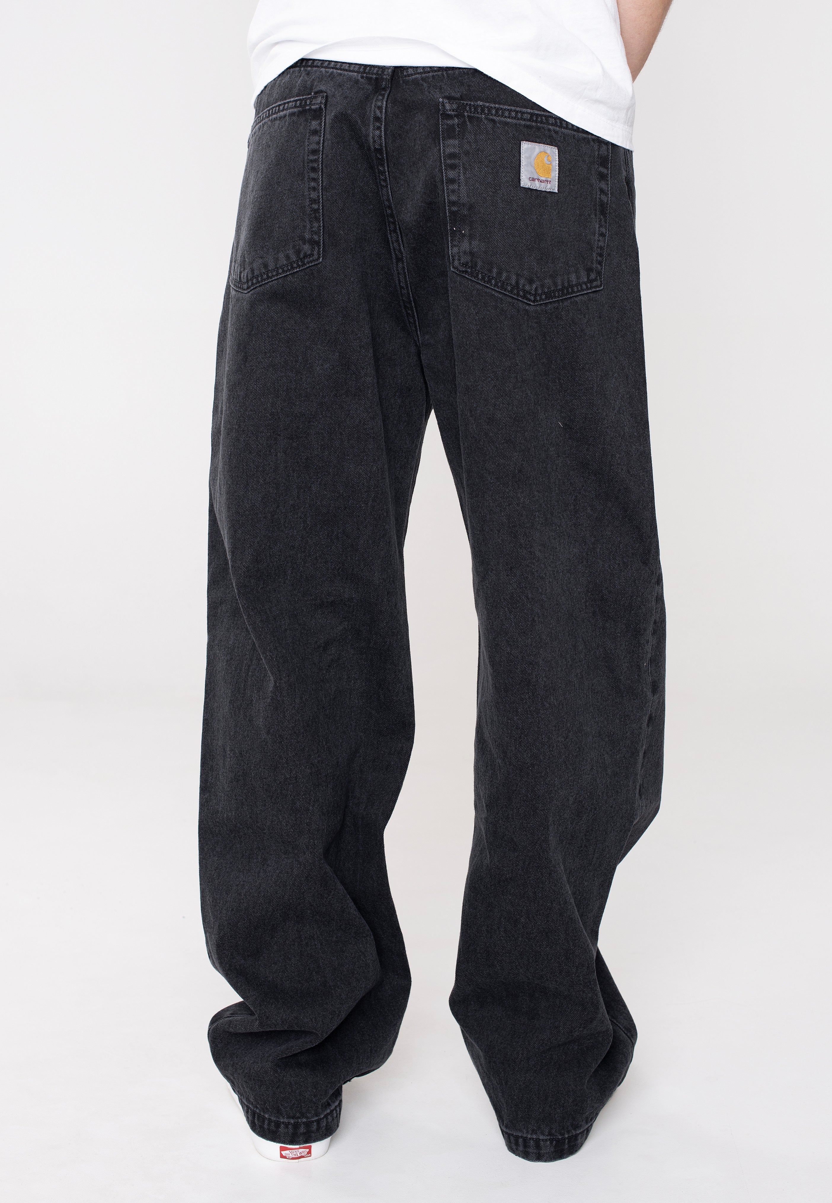 Carhartt Landon Pant ブラック デニム バギー W32 Carhartt WIP Landon Pant Stone Washed Black - Jeans | Impericon