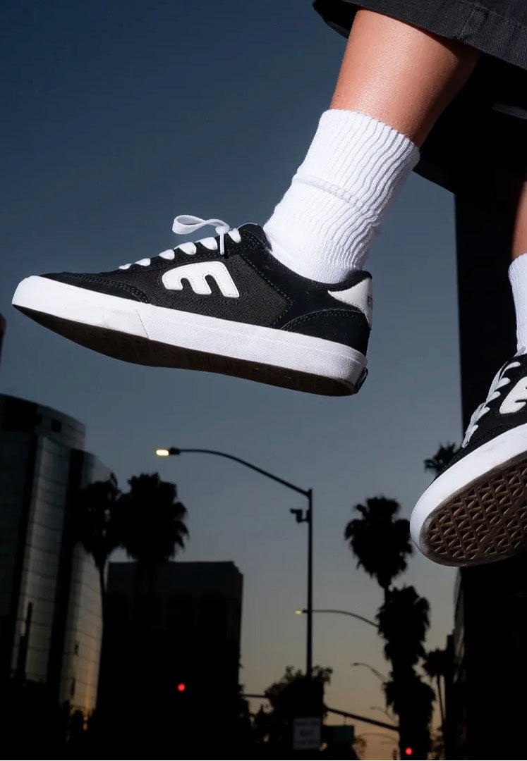Etnies Locut Vulc Black/White Boty | Men-Image