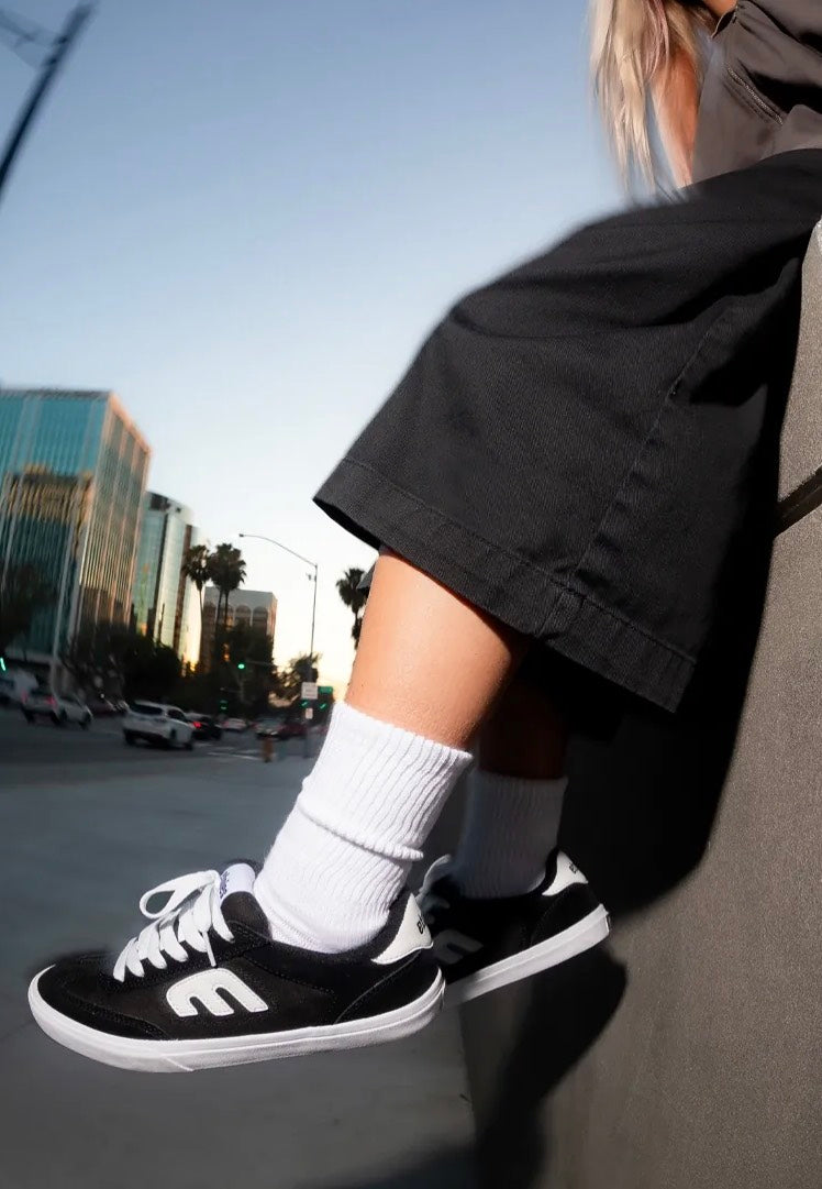 Etnies Locut Vulc Black/White Boty | Men-Image