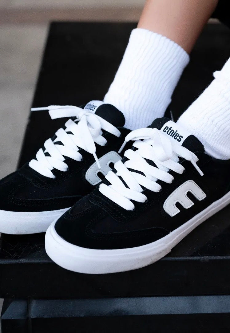 Etnies Locut Vulc Black/White Boty | Men-Image