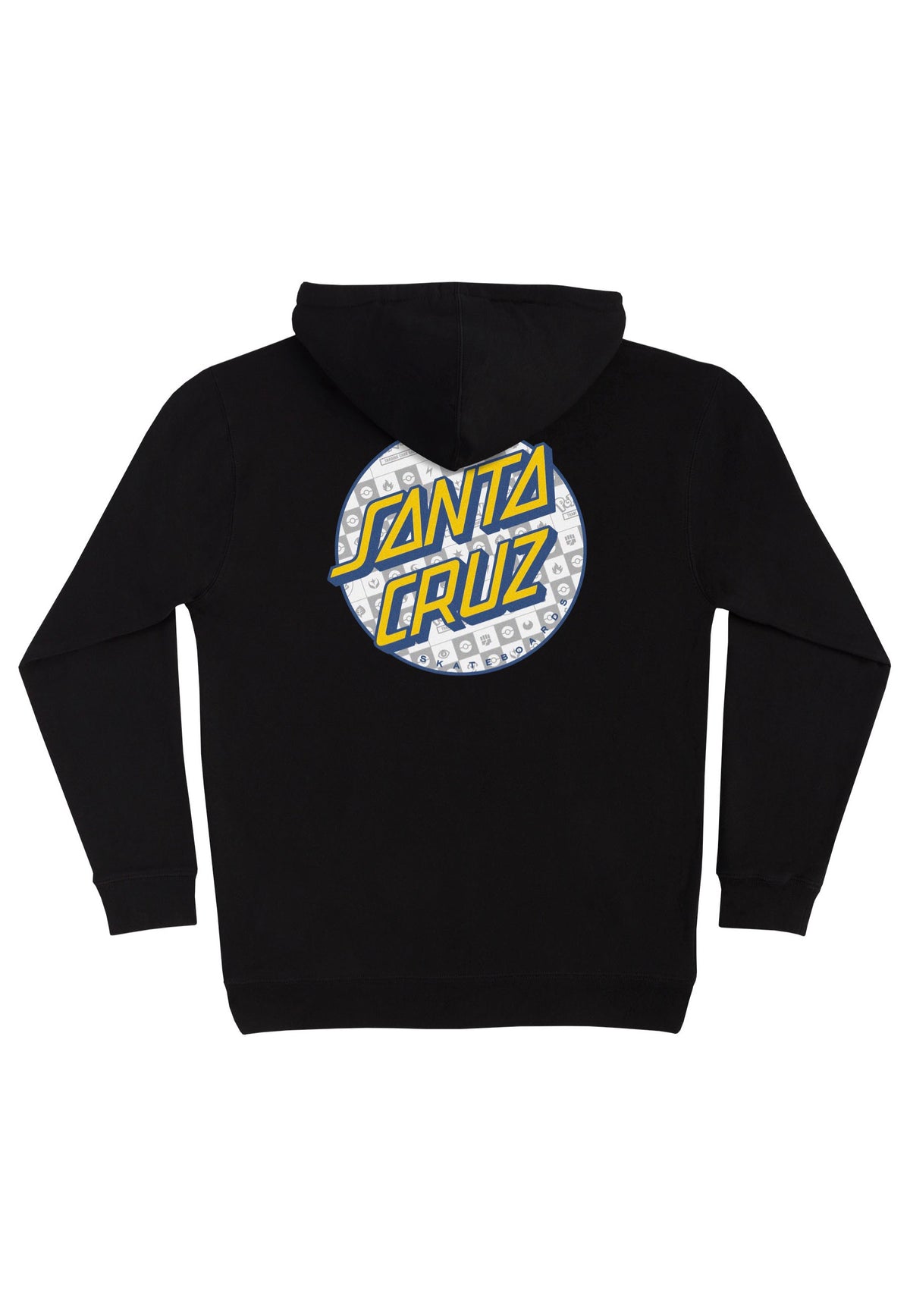 Santa Cruz x Pokémon Energy Dot Black Bluza z kapturem | Men-Image