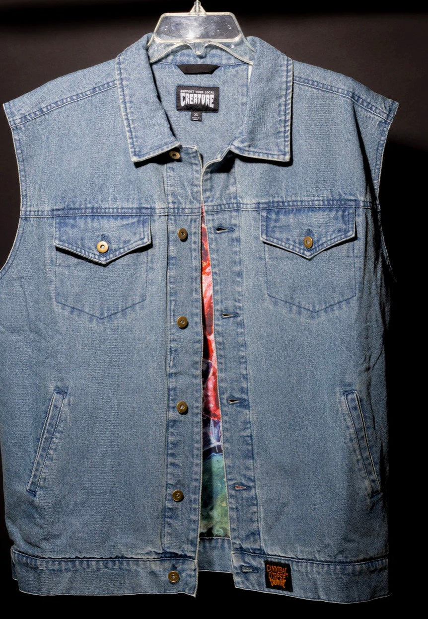 Creature x Cannibal Corpse - Denim - Vest | Men-Image