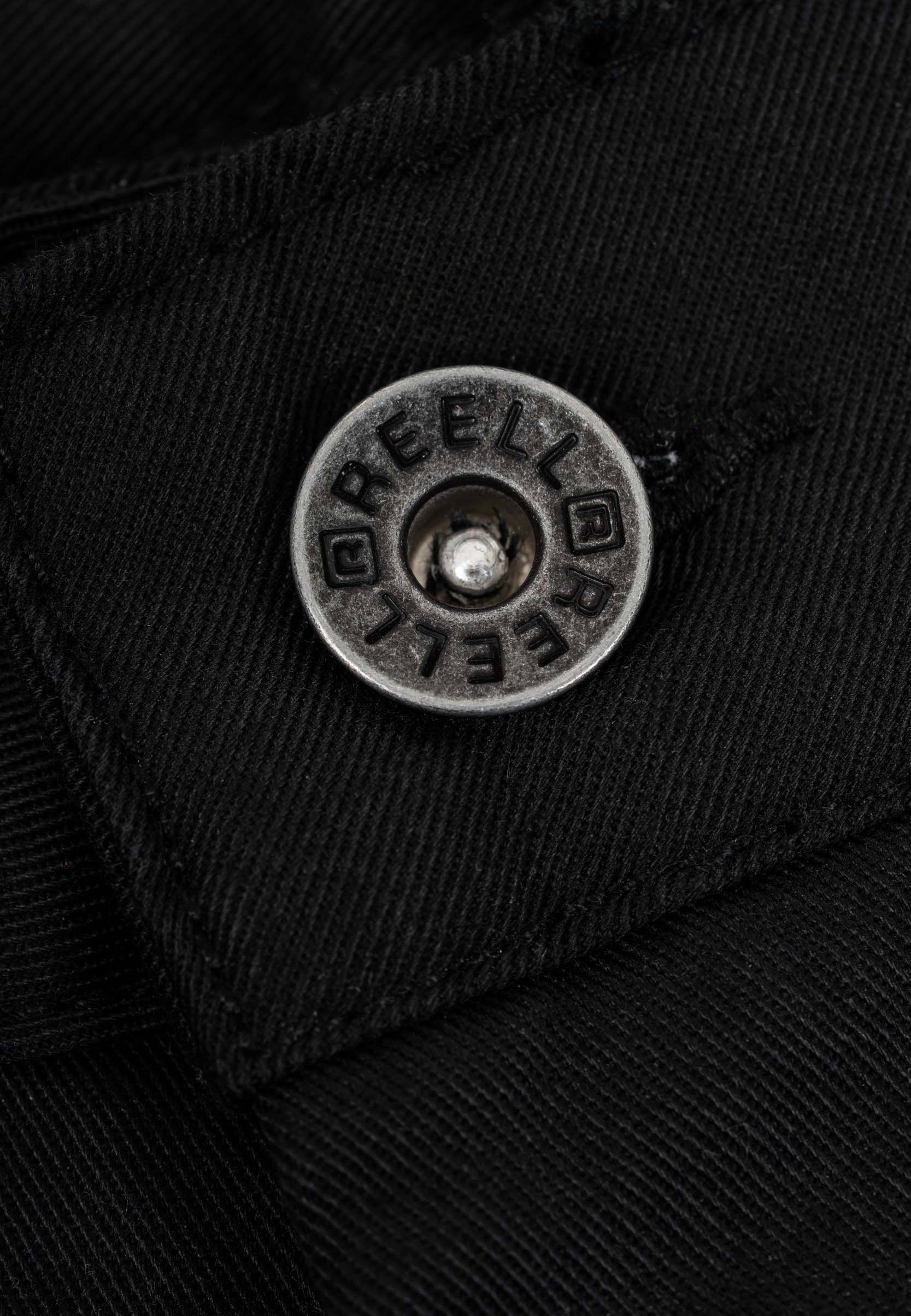 REELL Metro Flex Chino Deep Black Kalhoty | Men-Image