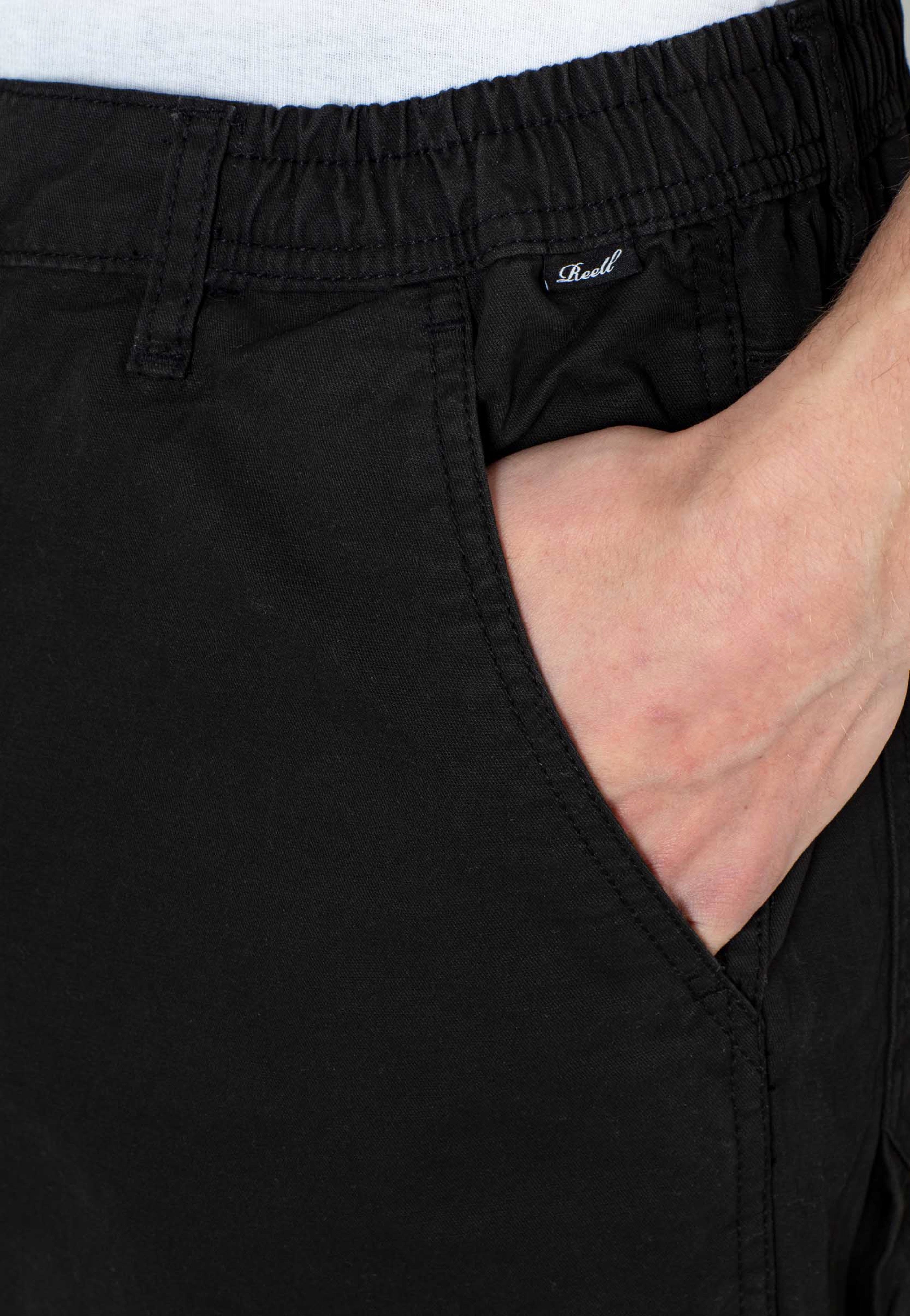REELL - Reflex Hustler Black Canvas - Pants | Men-Image