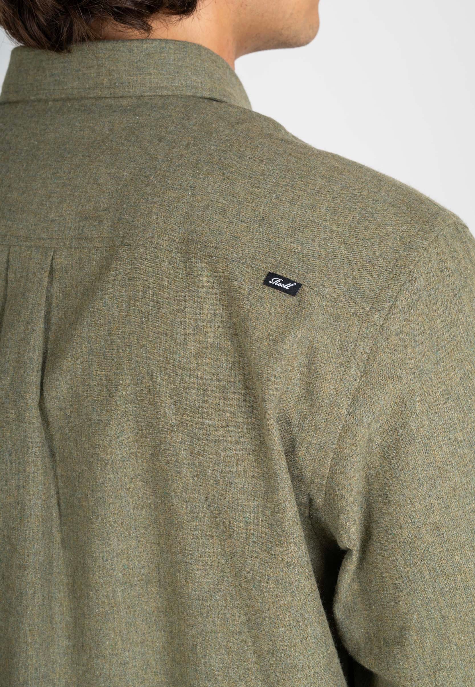 REELL - Nordic Light Olive - Shirt | Men-Image