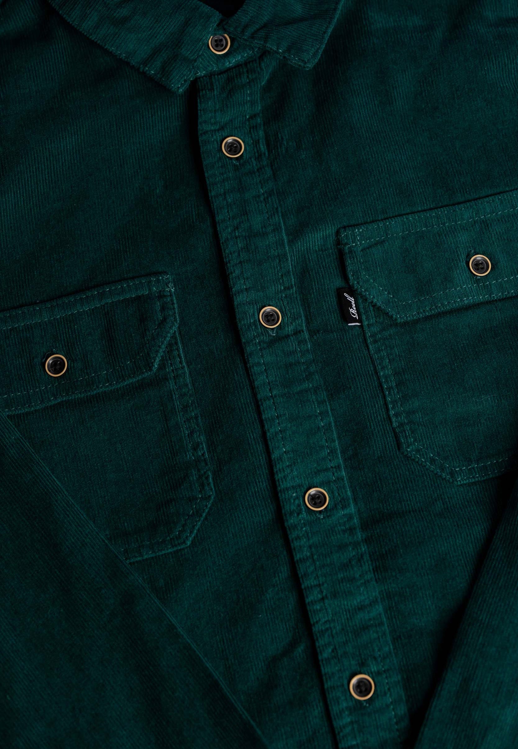 REELL - Dual Cord Forest Green - Shirt | Men-Image