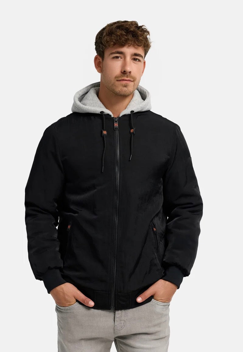Indicode Falside Jet Black Jacket | Men-Image