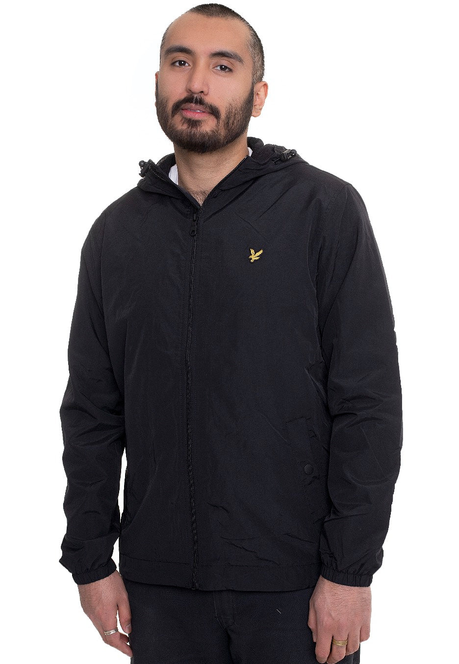 Lyle & Scott - Zip Through Jet Black - Jacket | Men-Image