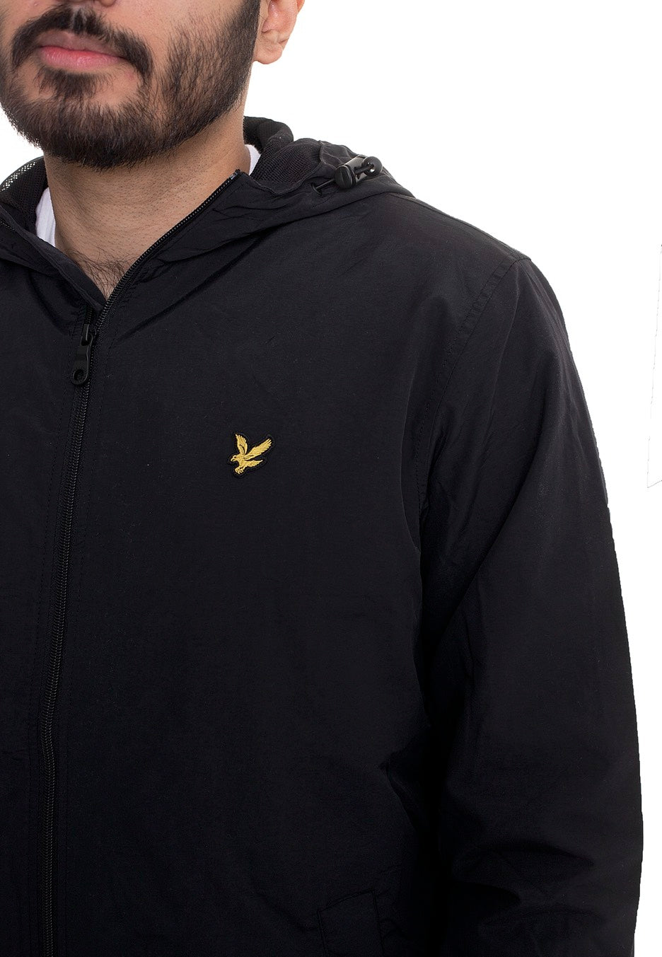 Lyle & Scott - Zip Through Jet Black - Jacket | Men-Image