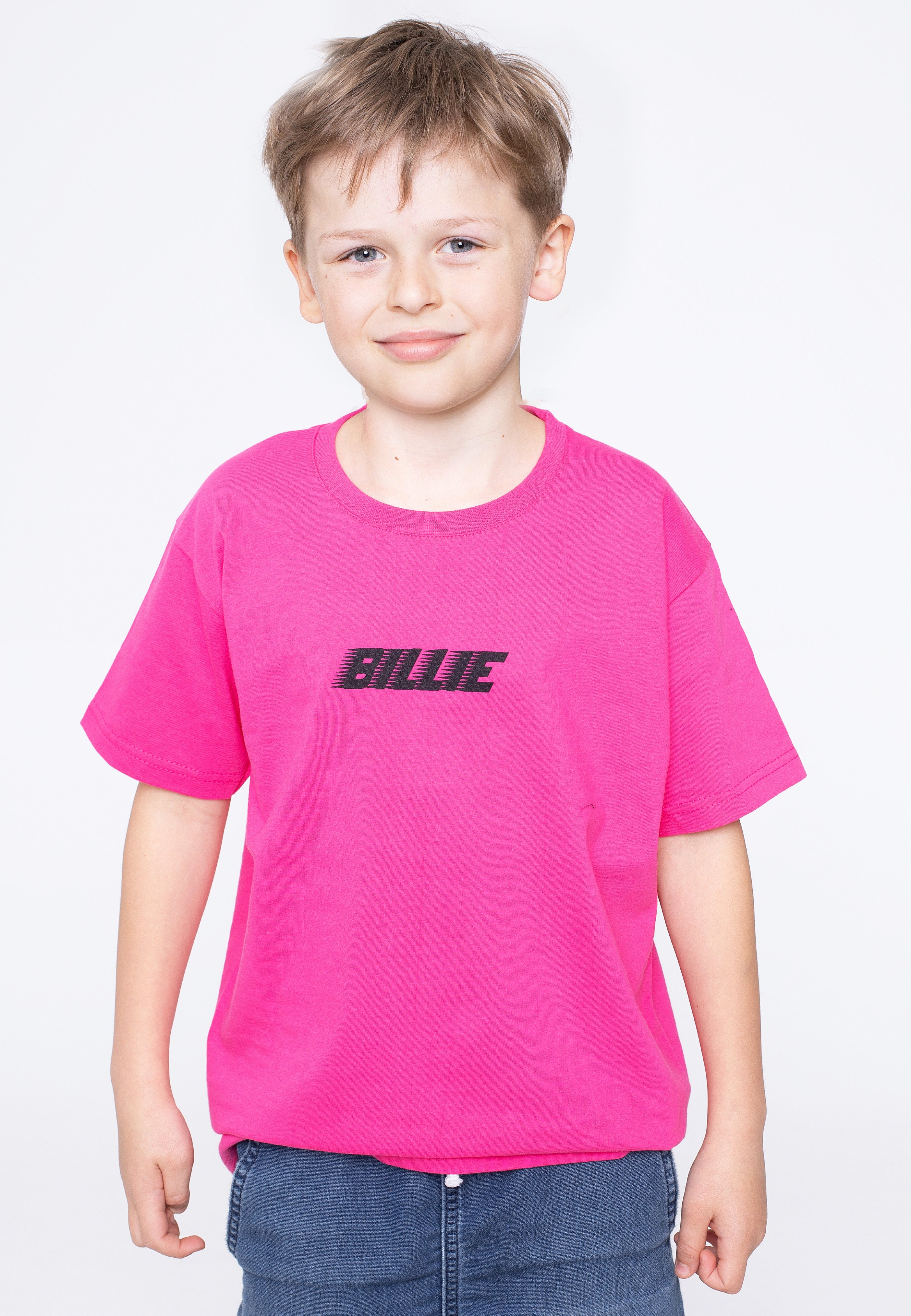 Billie Eilish - Racer Logo & Blohsh Kids Pink - T-Shirt | Men-Image