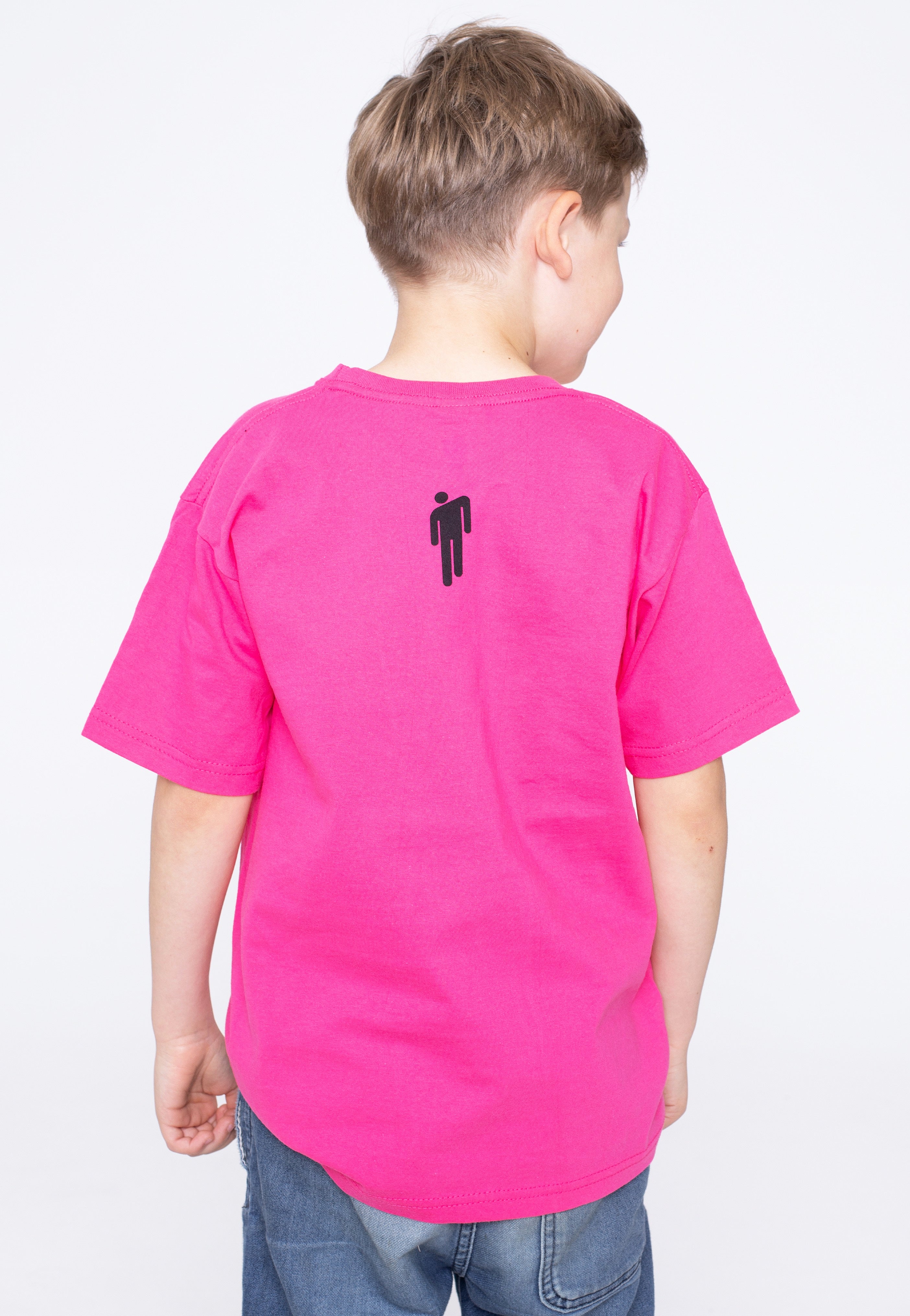 Billie Eilish - Racer Logo & Blohsh Kids Pink - T-Shirt | Men-Image
