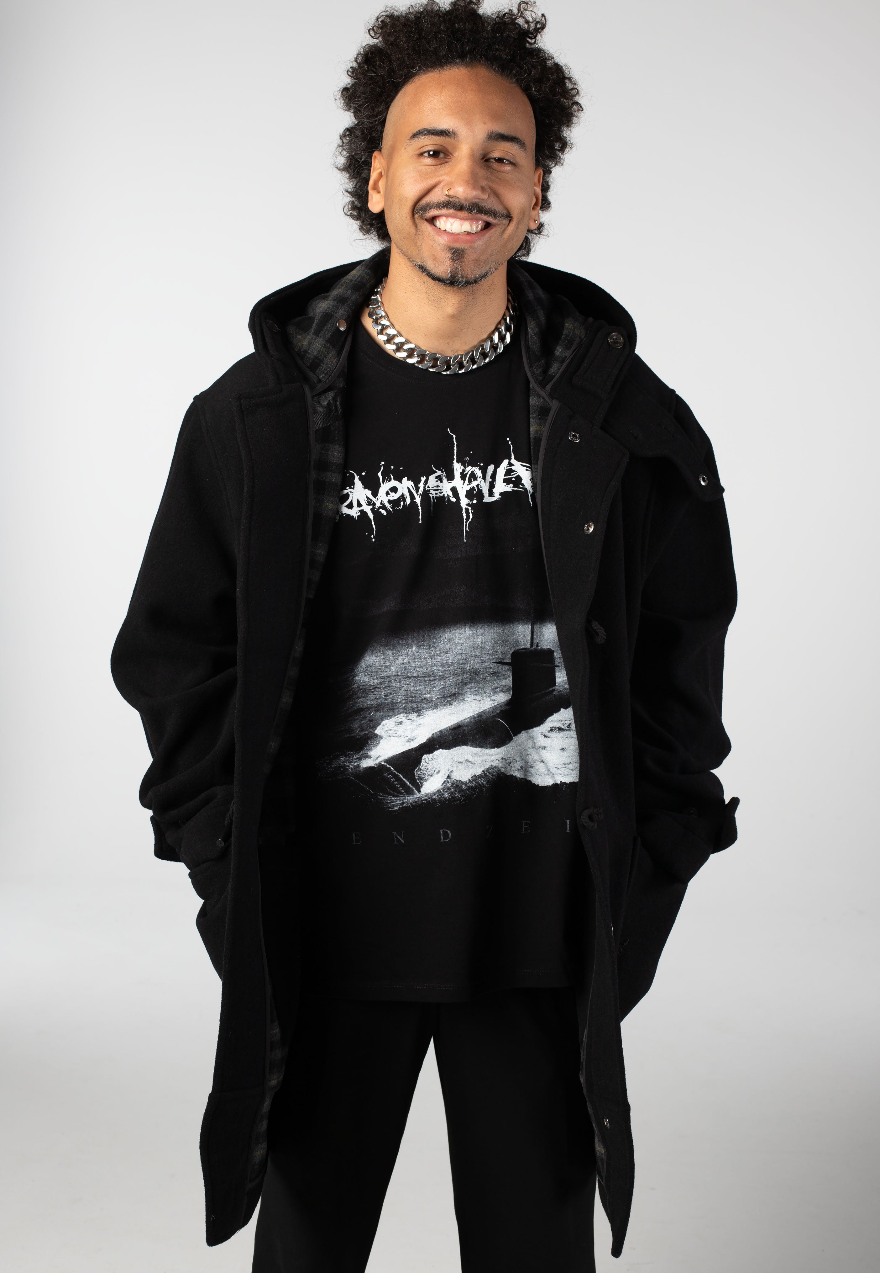 Lyle & Scott - Duffle Jet Black - Jacket | Men-Image