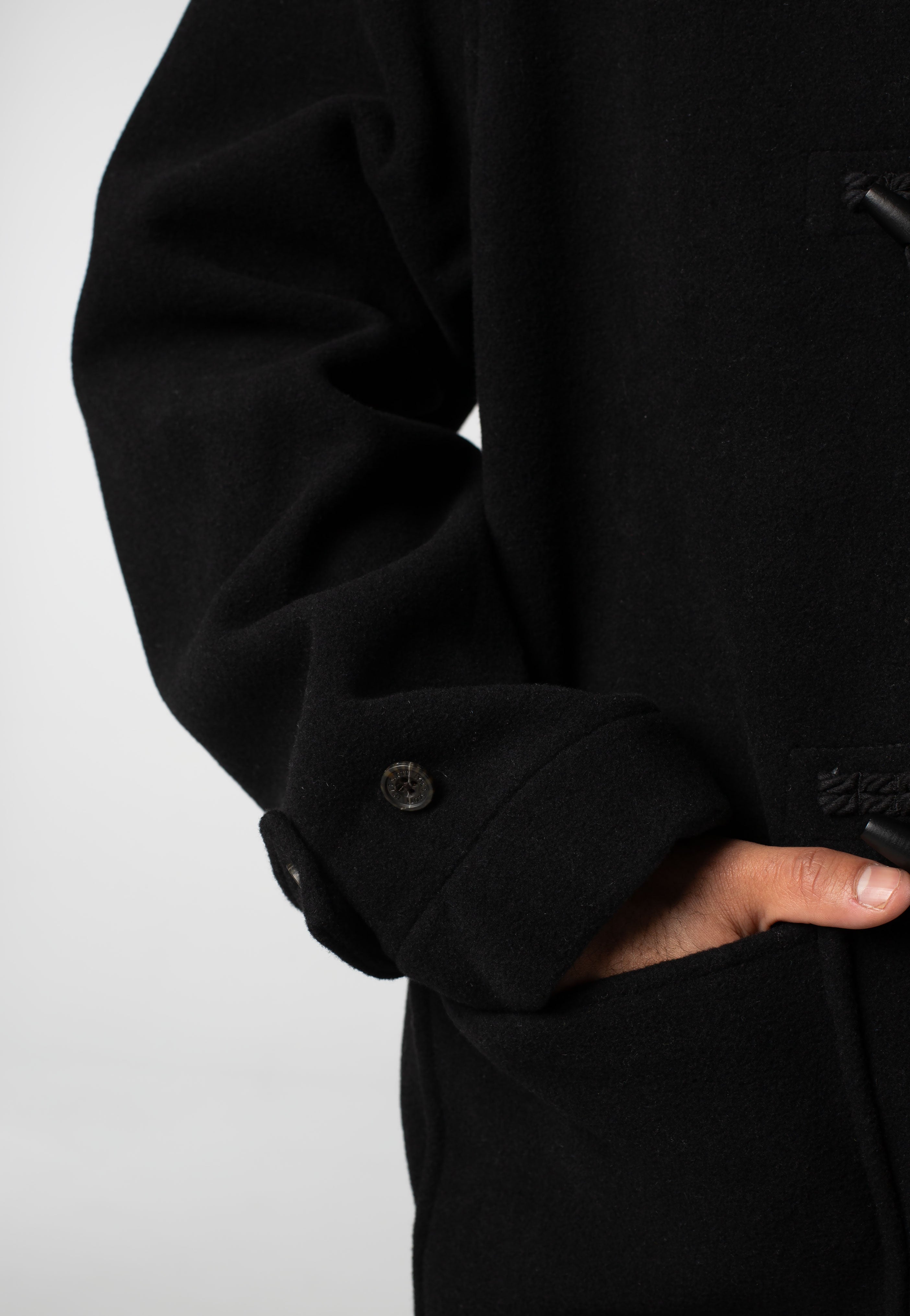 Lyle & Scott - Duffle Jet Black - Jacket | Men-Image