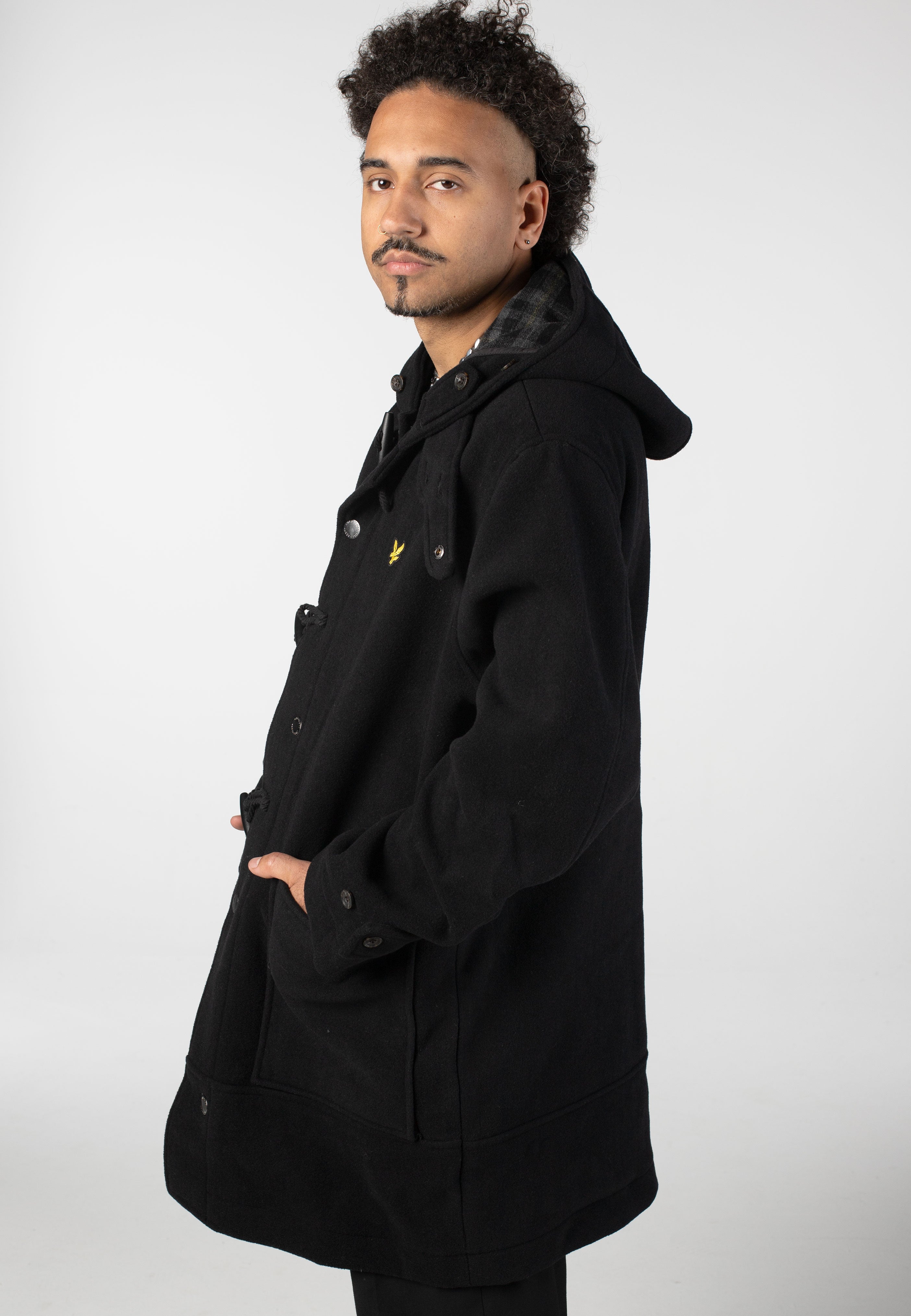 Lyle & Scott Duffle Jet Black - Jacket | Impericon