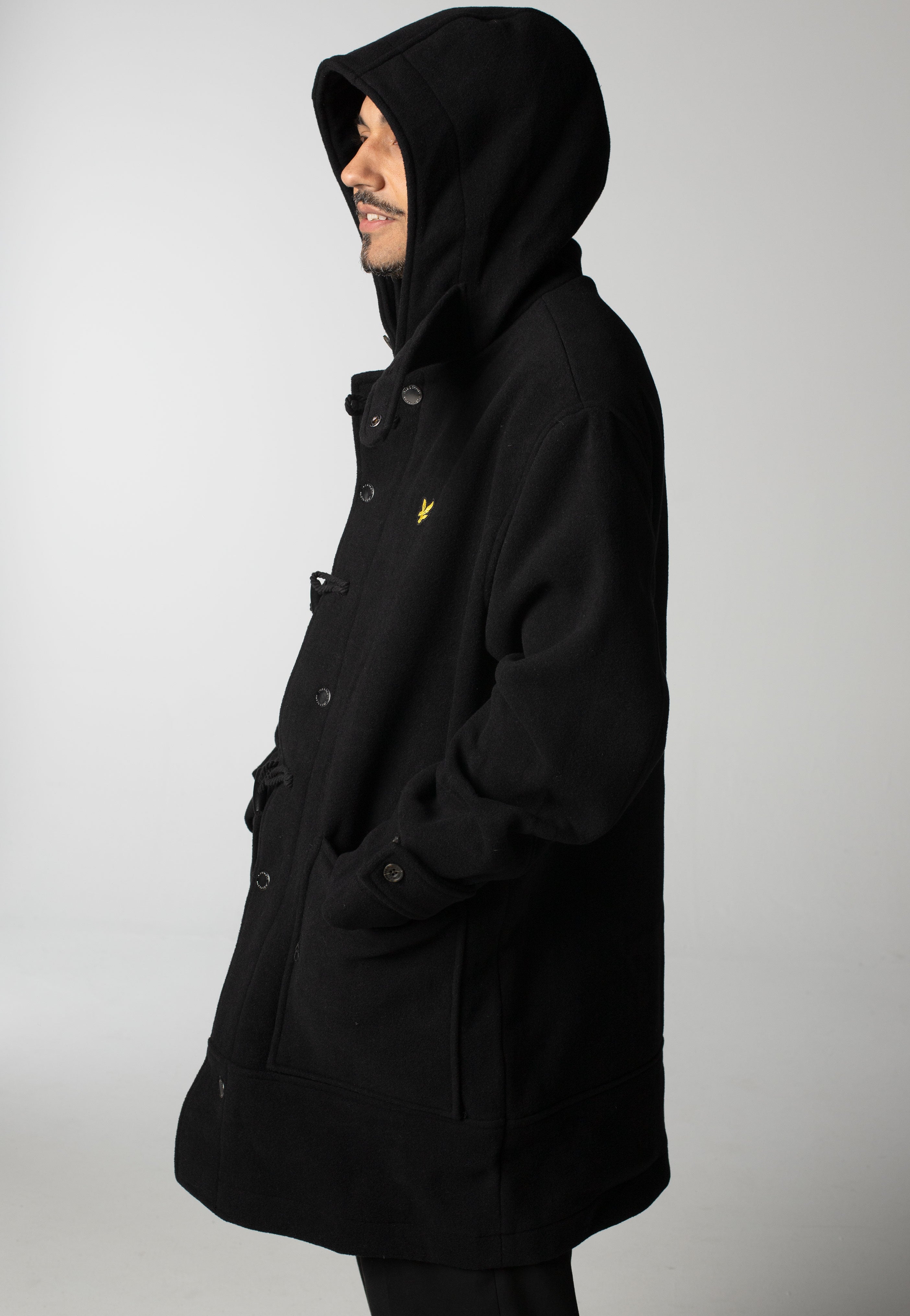 Lyle & Scott - Duffle Jet Black - Jacket | Men-Image
