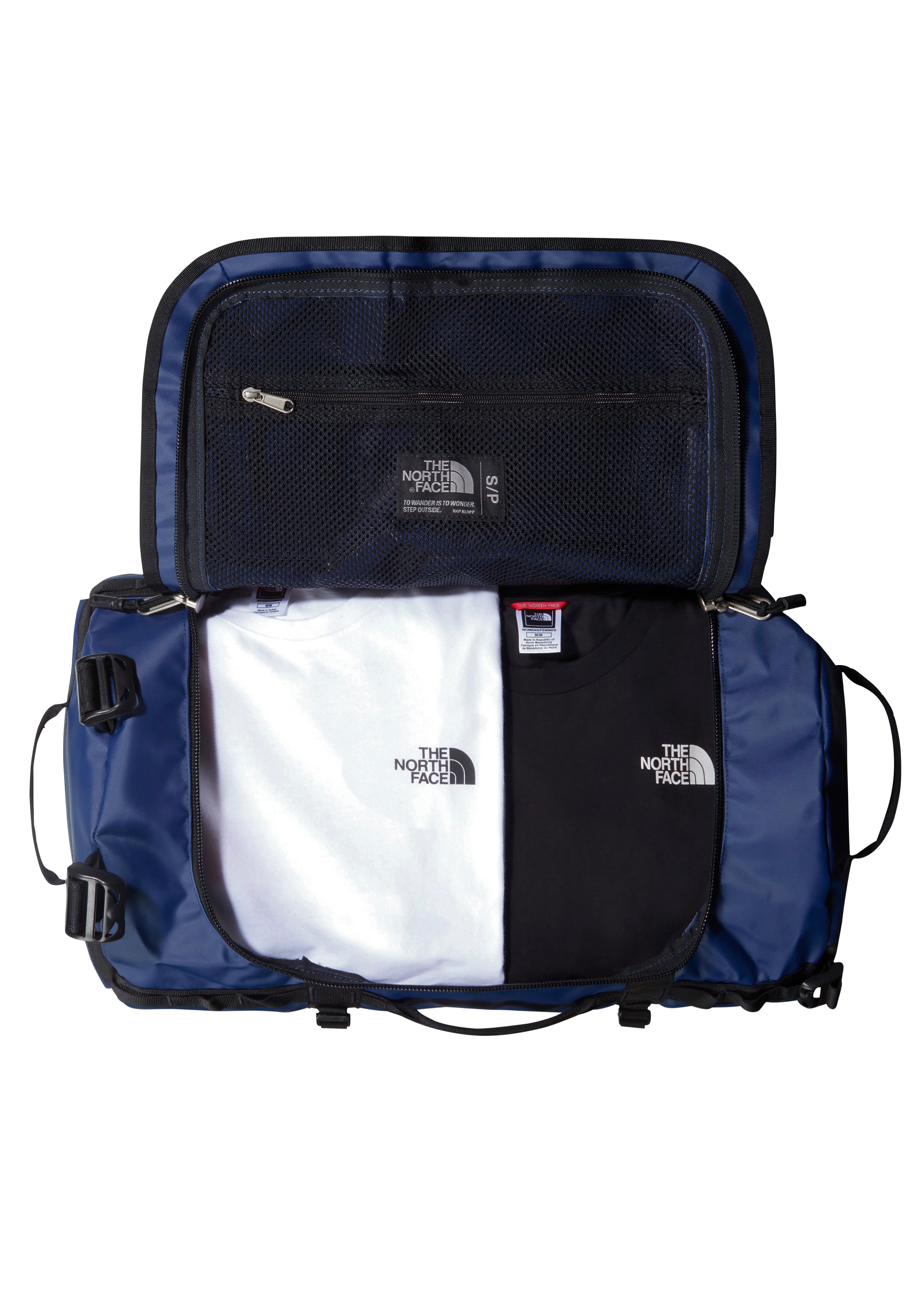 The North Face - Base Camp Duffel S Summit Navy/TNF Black - Dufflebag | Neutral-Image