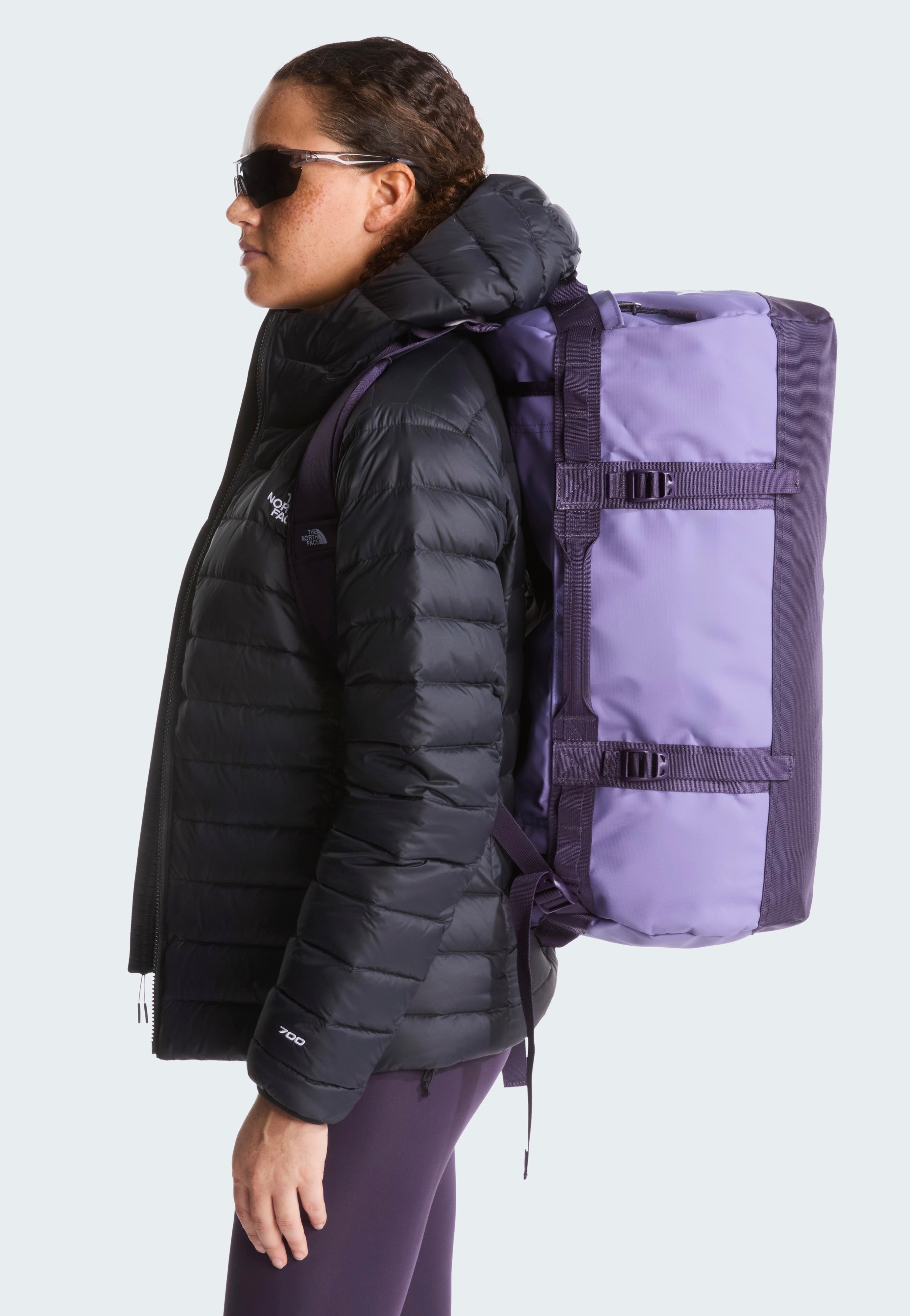 The North Face - Base Camp Duffel S Grounded Plum/Endless Dusk - Dufflebag | Neutral-Image