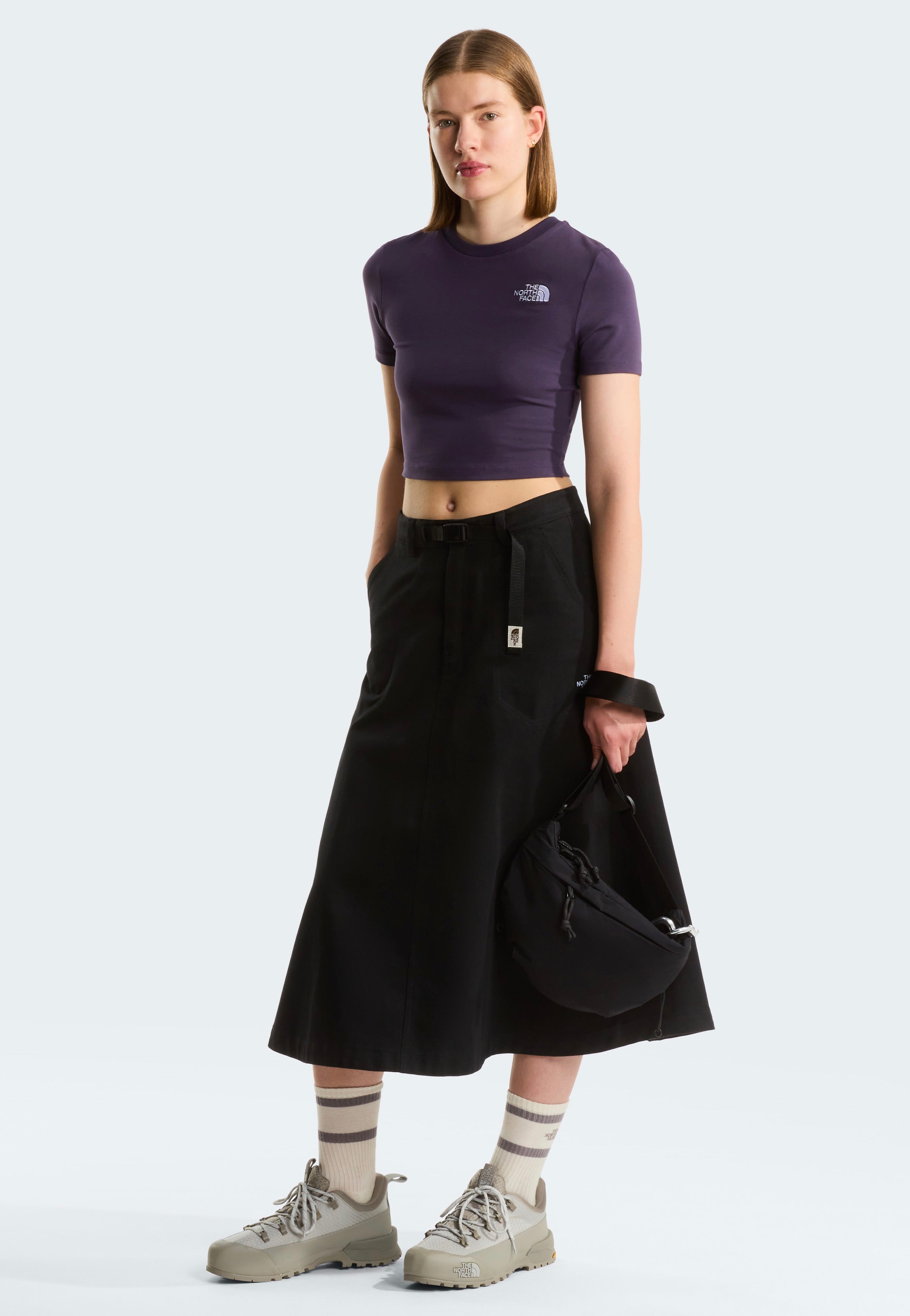The North Face - Essential Cropped Slim Endless Dusk - T-Shirt | Women-Image