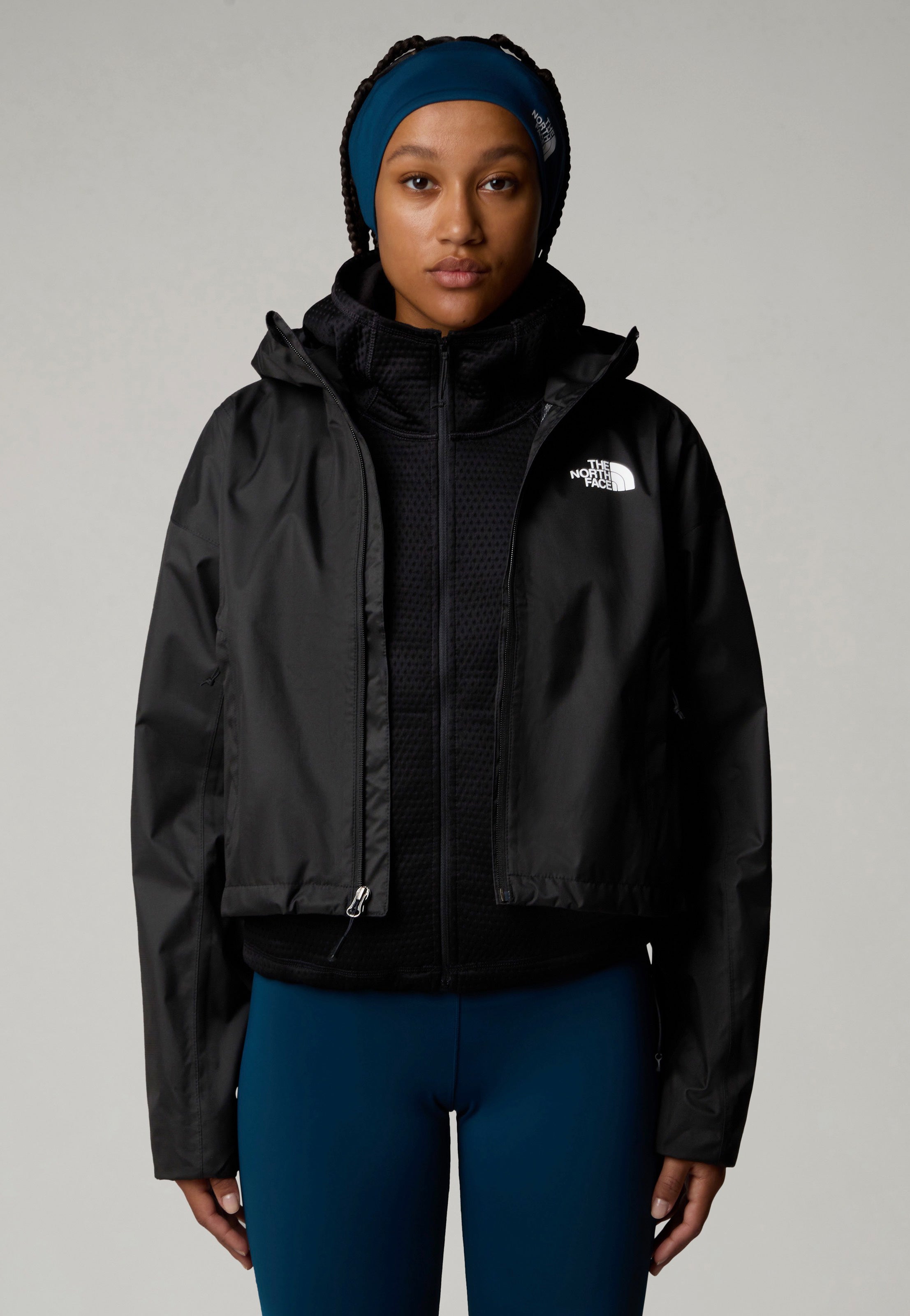The North Face - Cropped Quest TNF Black - Jacket | Women-Image