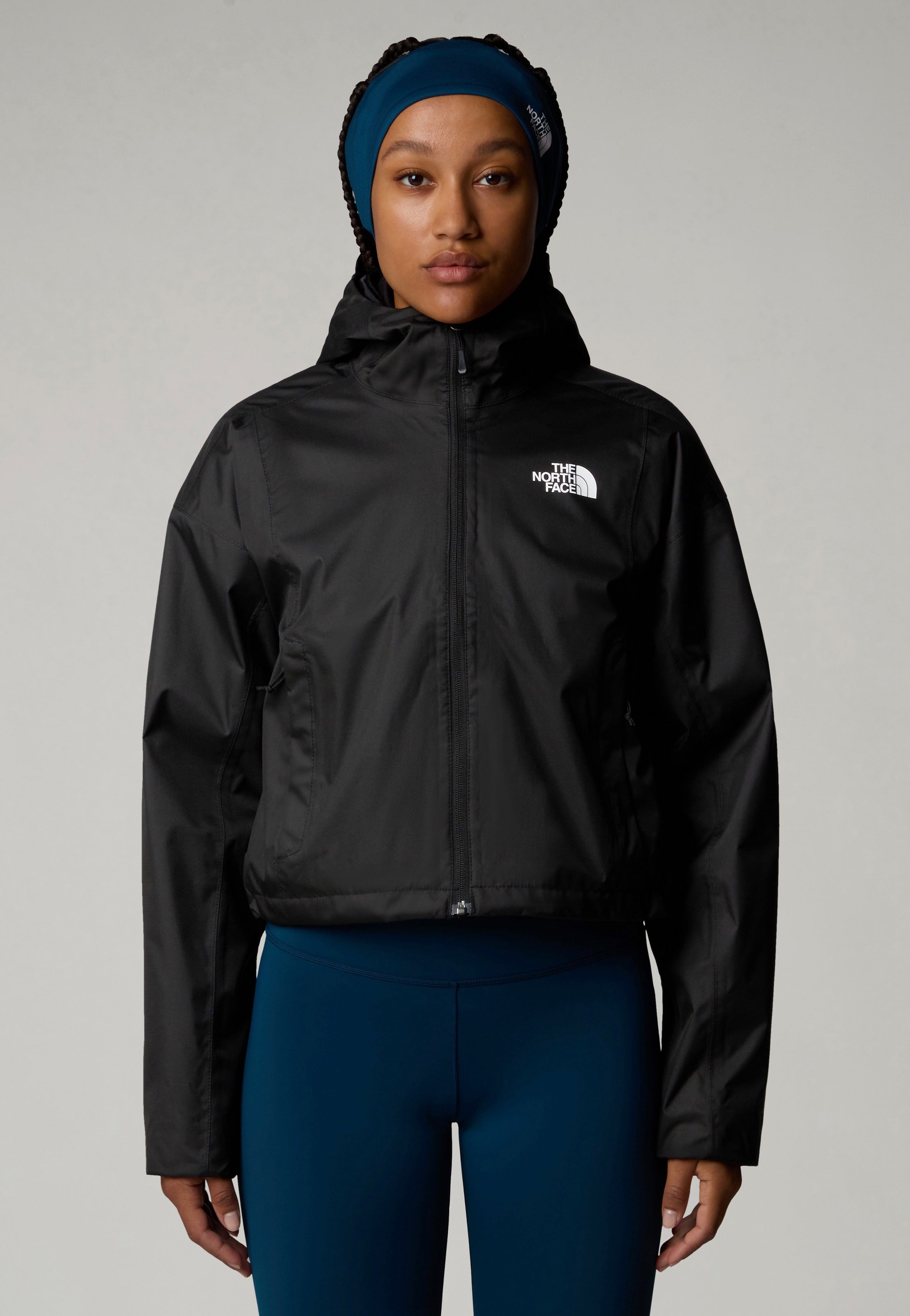 The North Face - Cropped Quest TNF Black - Jacket | Women-Image