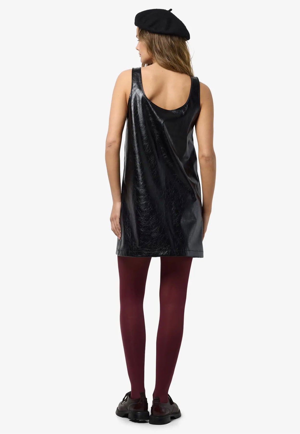 Noisy May - Kane Pinafore Vinyl Black - Dress | Women-Image