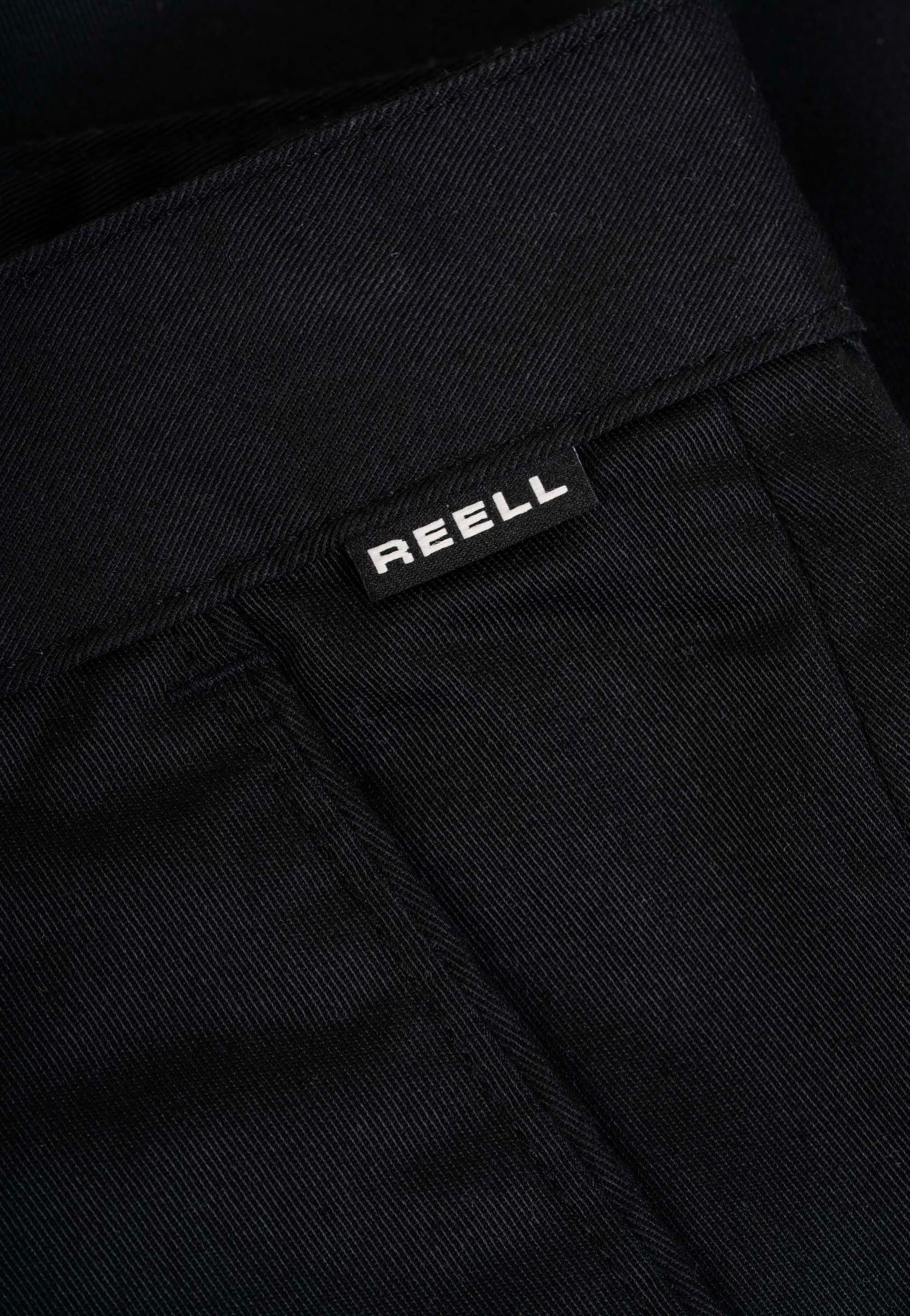 REELL Metro Flex Chino Deep Black Kalhoty | Men-Image
