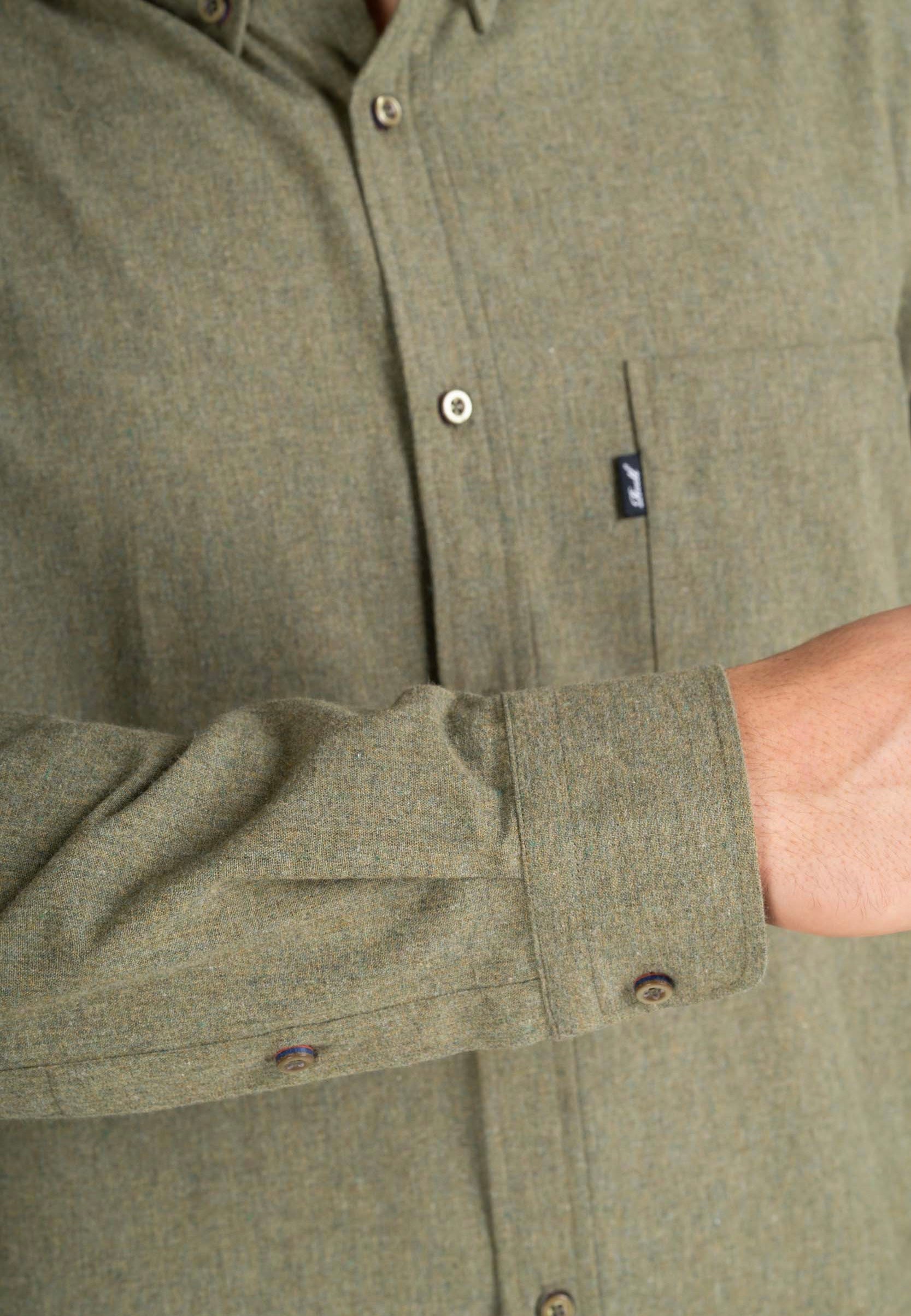 REELL - Nordic Light Olive - Shirt | Men-Image