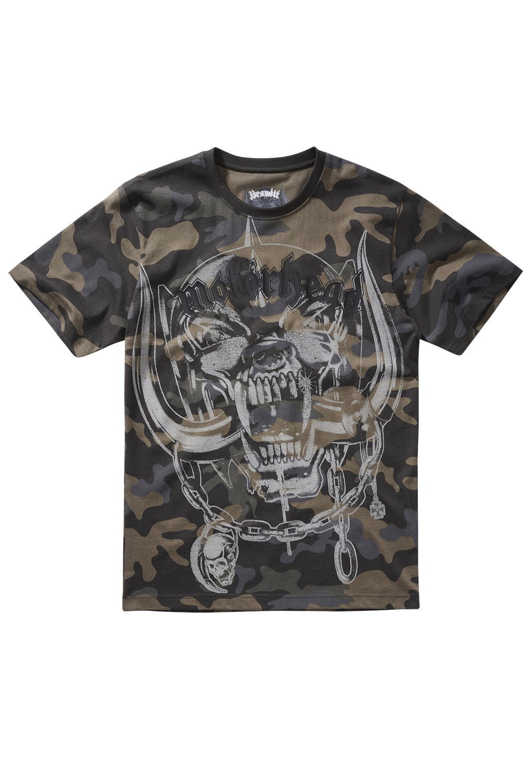 Brandit x Motörhead - Warpig Print Camo - T-Shirt | Neutral-Image