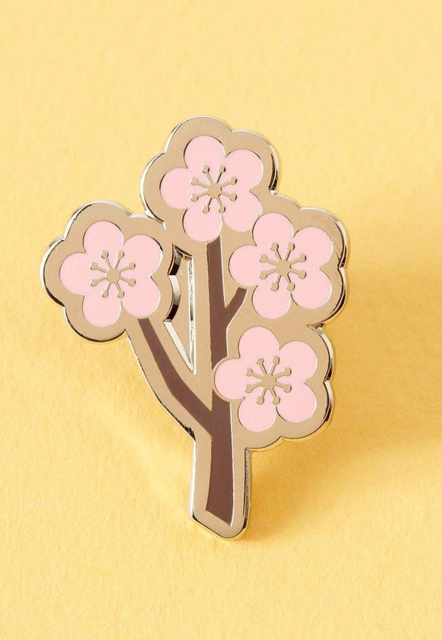 Punky Pins - Cherry Blossom Branch Enamel - Pin | Neutral-Image