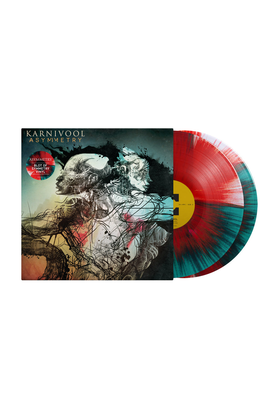 Karnivool Asymmetry "Blot Of Symmetry" Colored 2 Vinyl | Neutral-Image