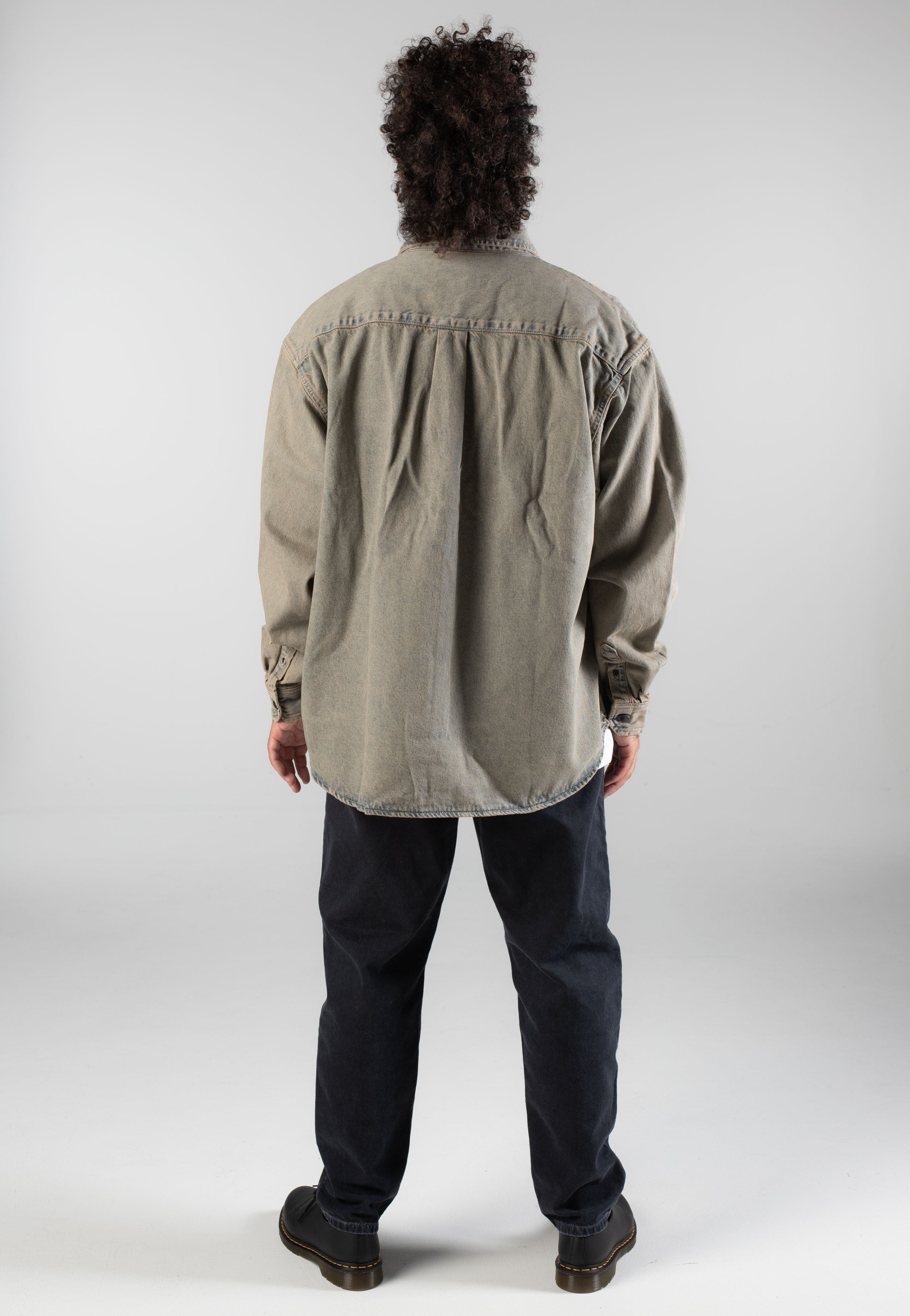 Carhartt WIP - Tigan Shirt Denim Blue/Leather - Jacket | Men-Image