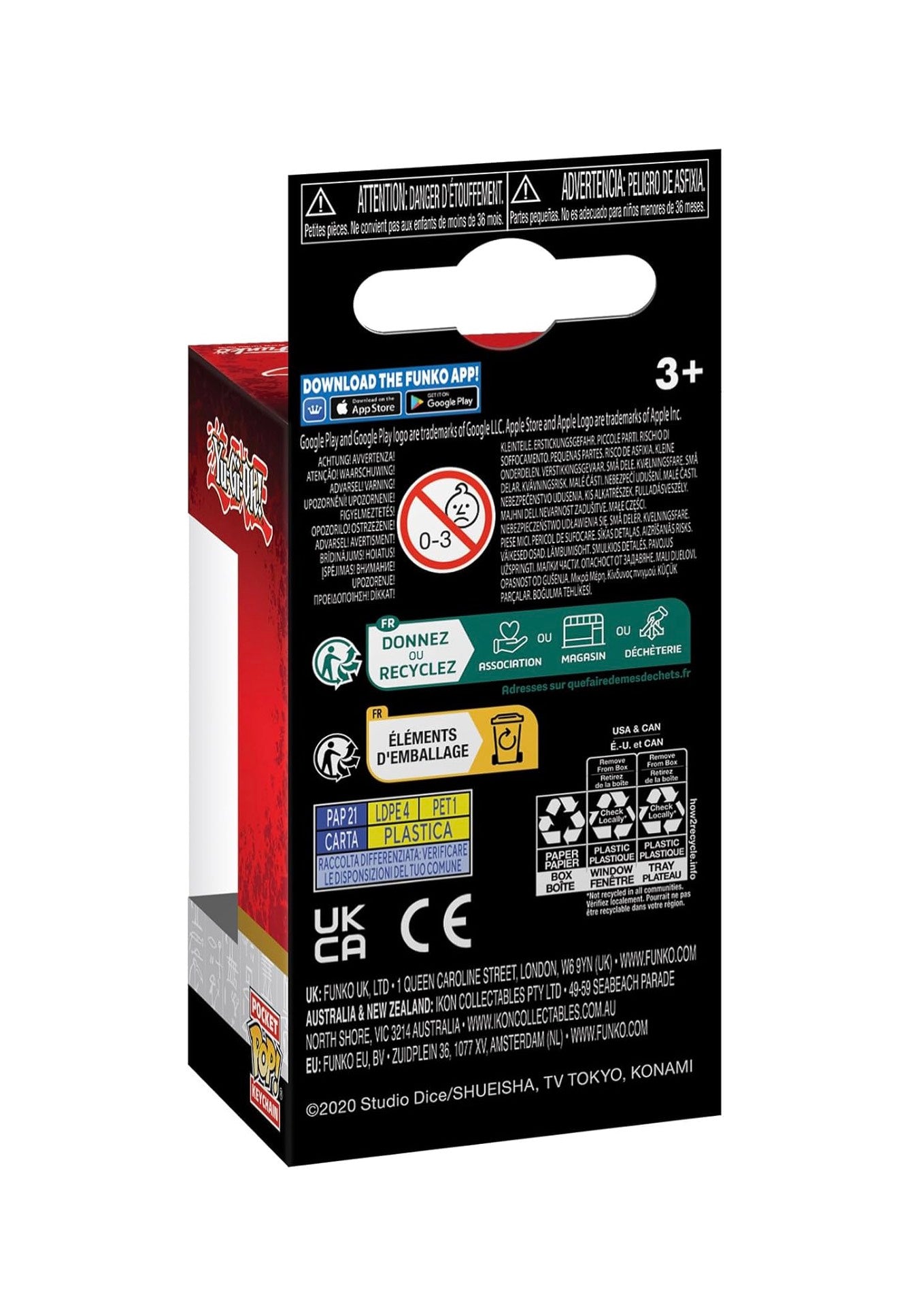 Yu Gi Oh! - Blue Eyes Toon Dragon POP! Keychain - Keychain | Neutral-Image