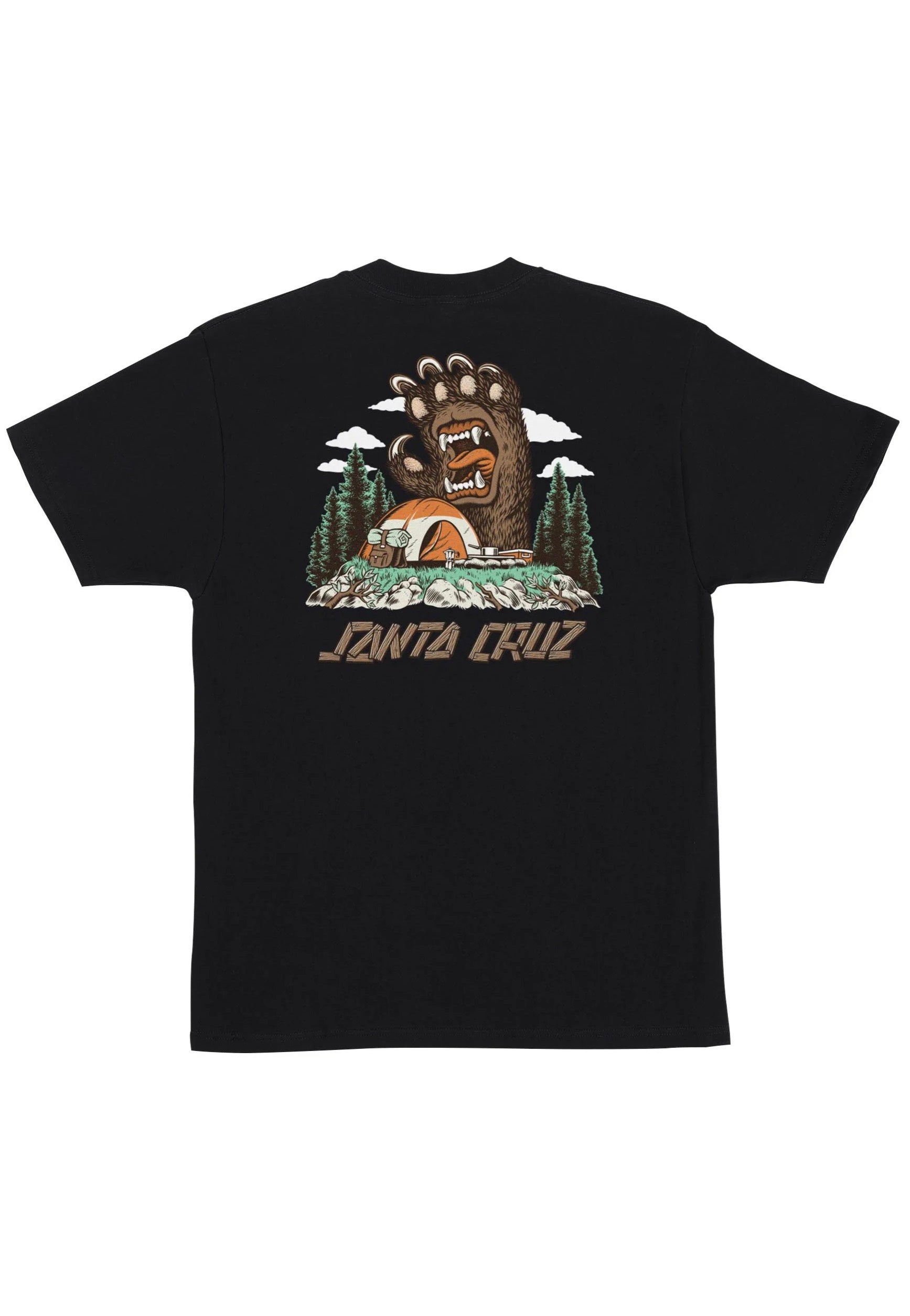 Santa Cruz - Screaming Grizzly Black - T-Shirt | Men-Image