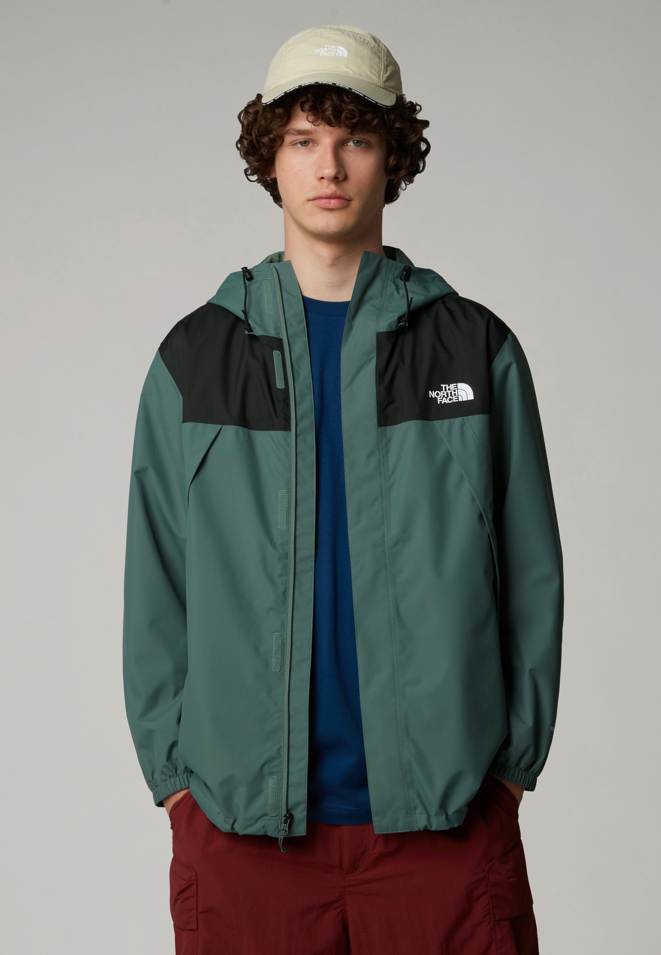 The North Face - Antora Duck Green/TNF Black - Jacket | Men-Image