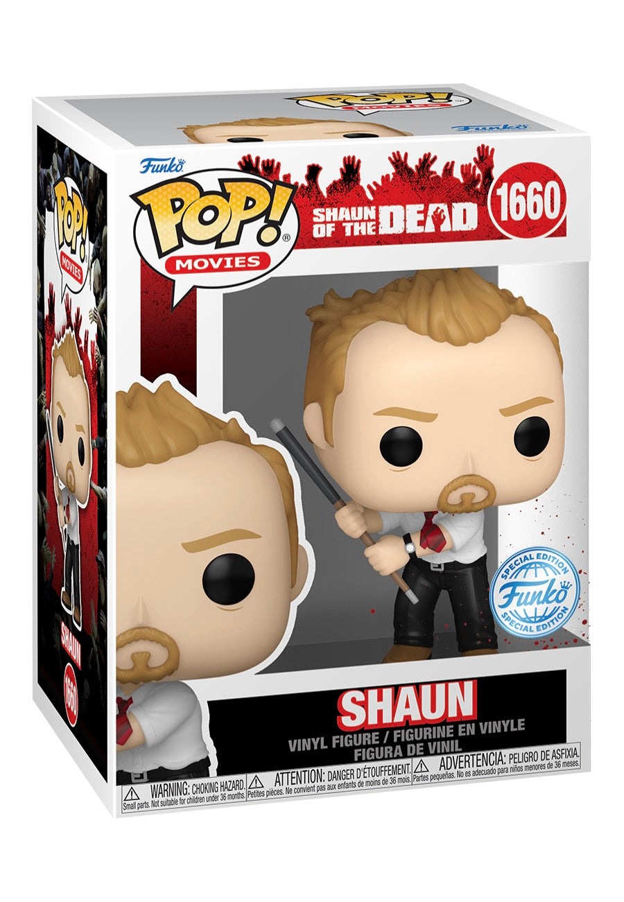 Shaun Of The Dead - Shaun w/Chase (Blood) POP! Vinyl - Funko Pop | Neutral-Image