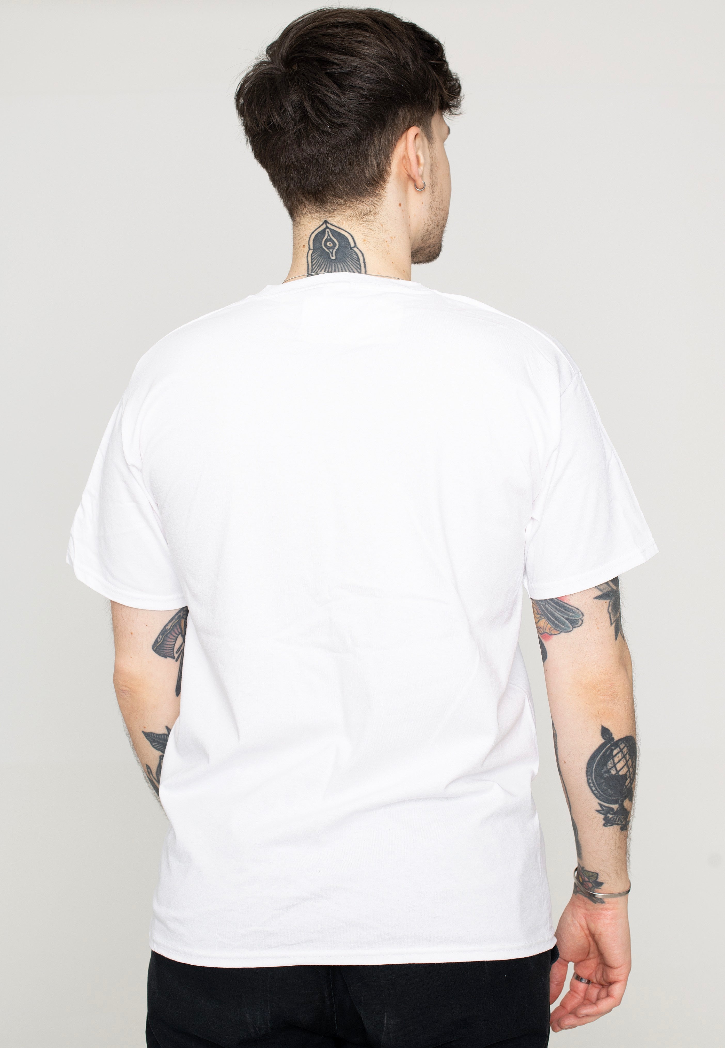 The Addams Family - Happy Inside White - T-Shirt | Men-Image