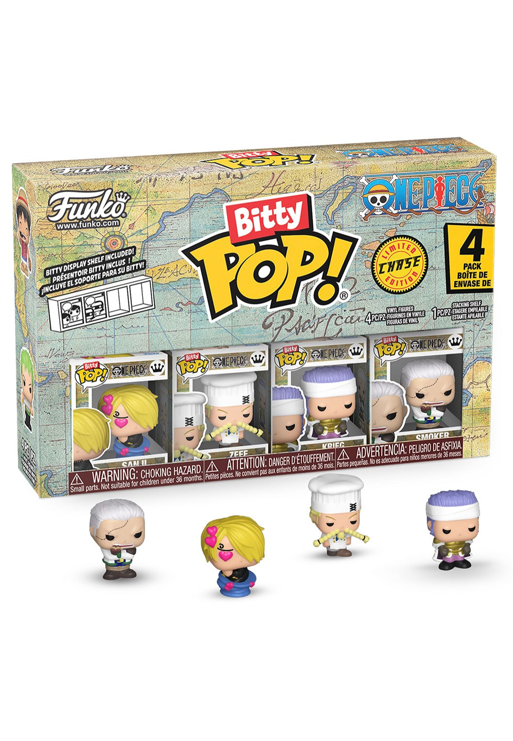 One Piece - Sanji Bitty POP! 4PK - Funko Pop | Neutral-Image
