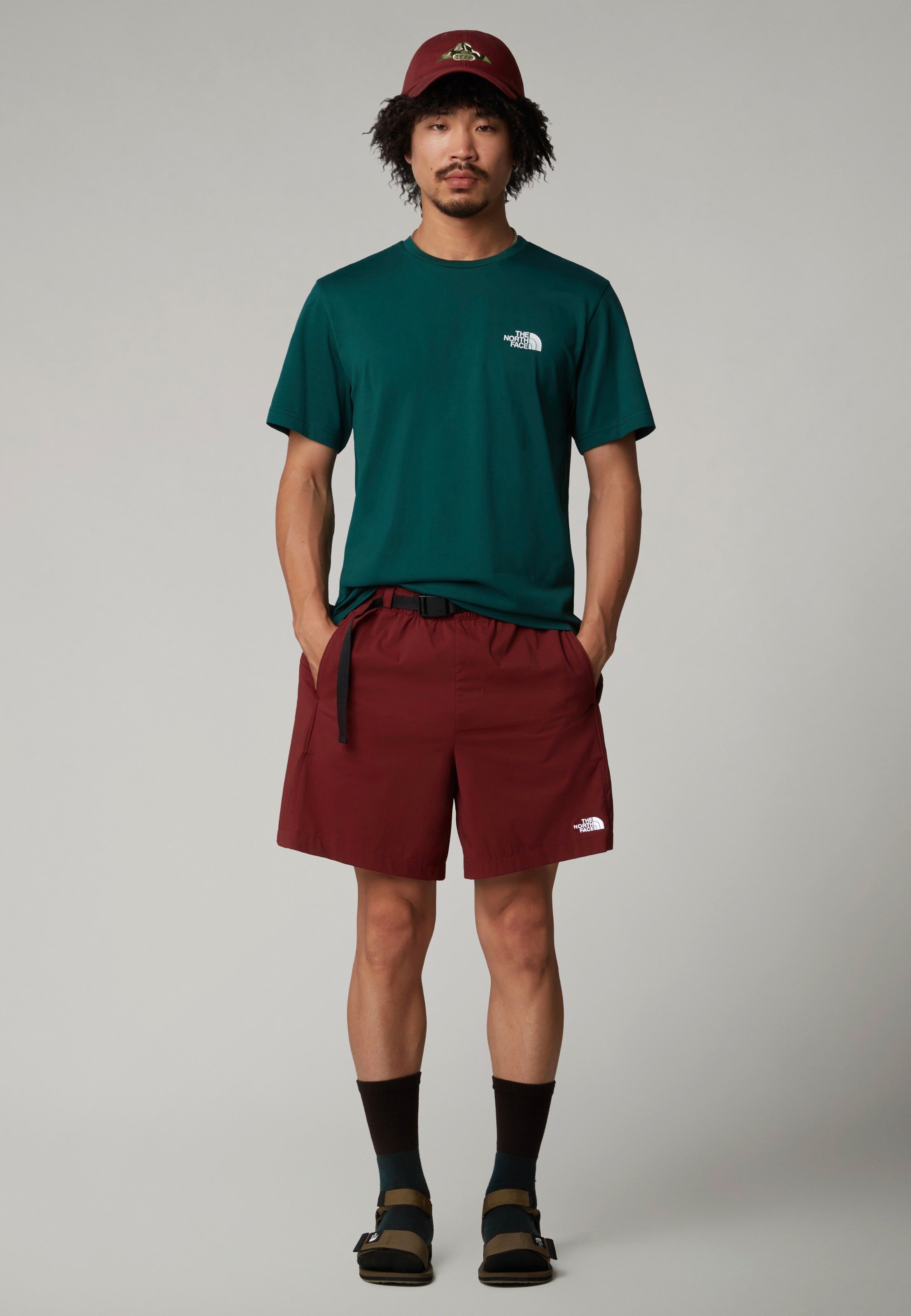 The North Face - Simple Dome Tee Deep Nori - T-Shirt | Neutral-Image