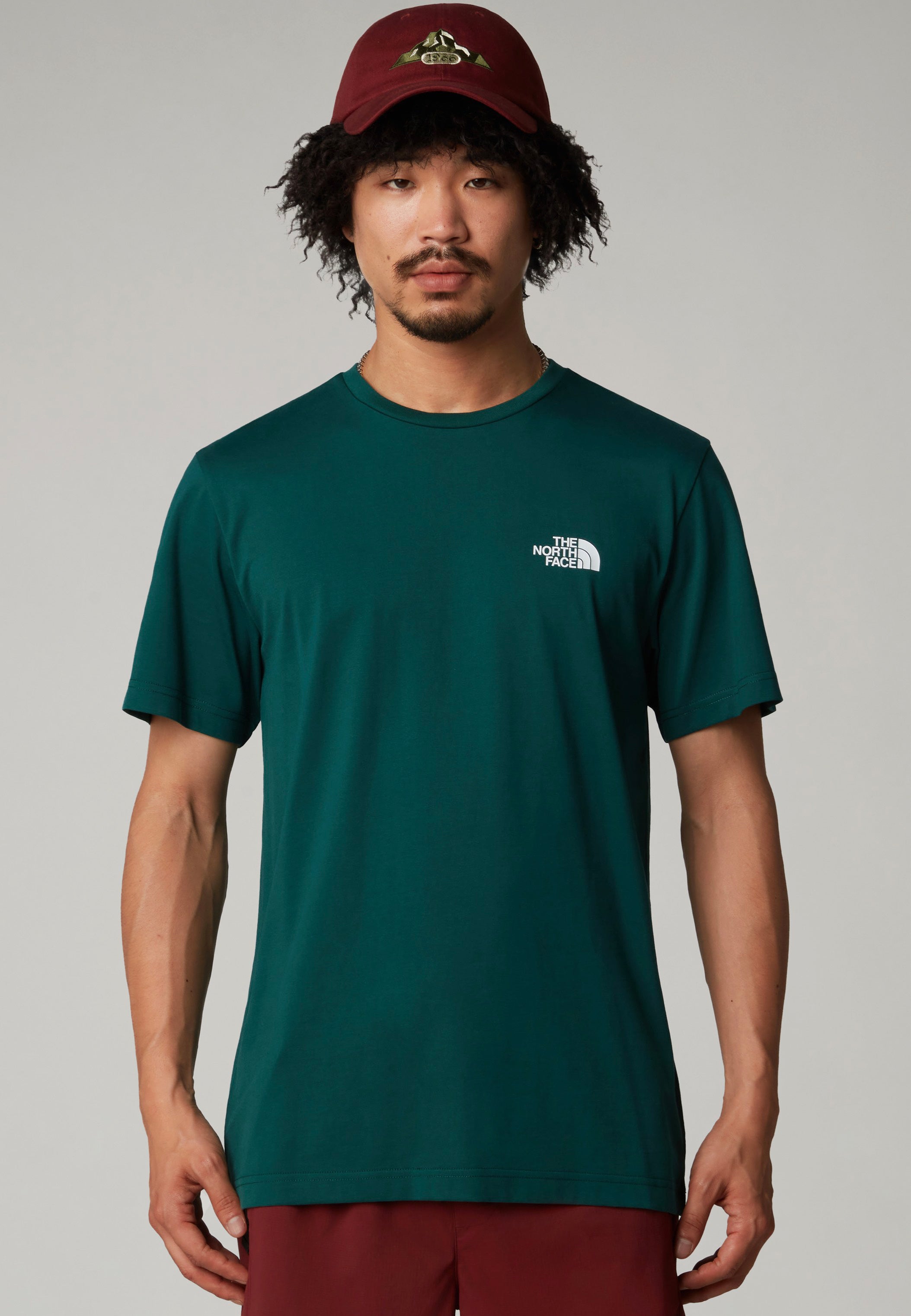 The North Face - Simple Dome Tee Deep Nori - T-Shirt | Neutral-Image