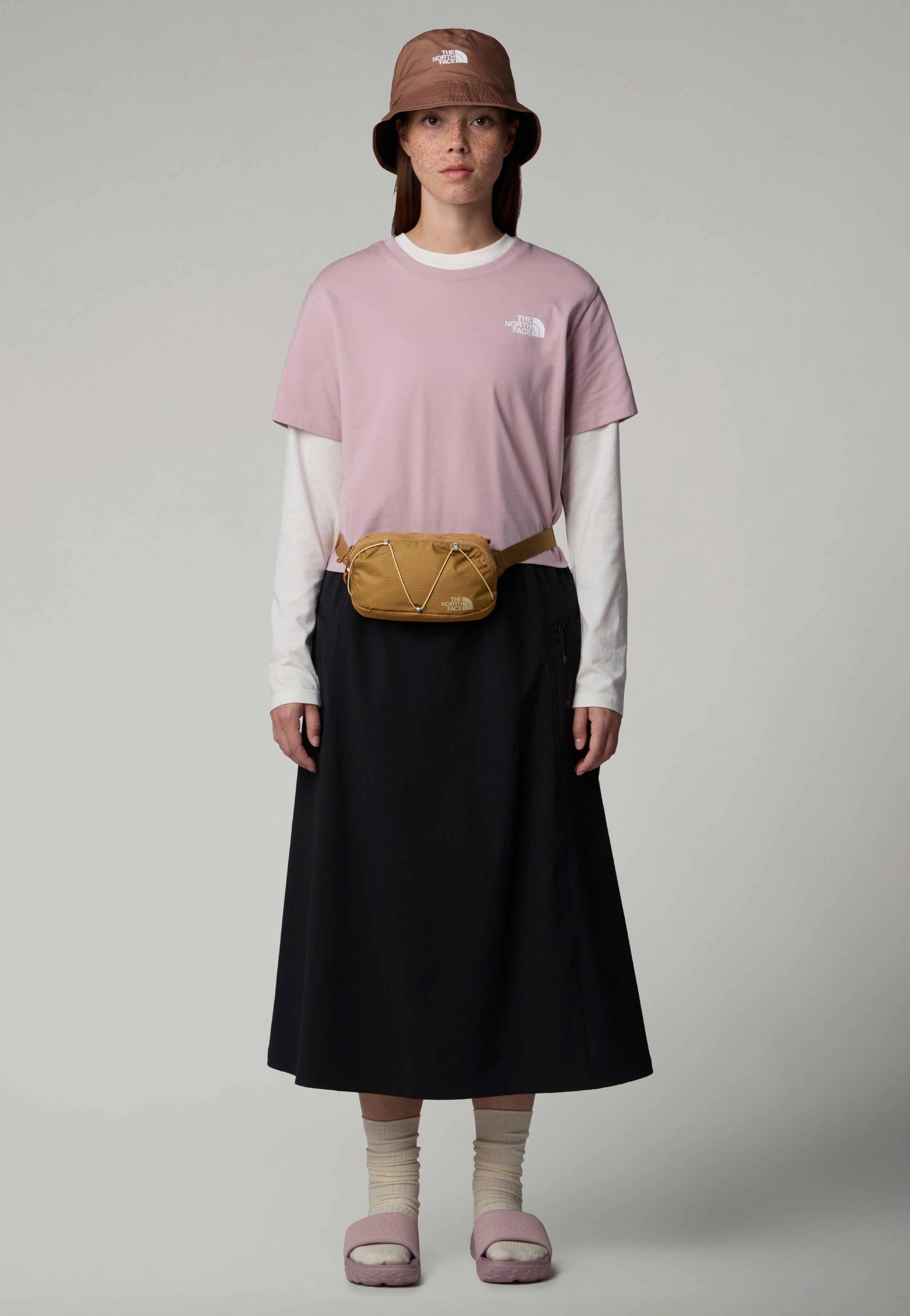 The North Face - Simple Dome Cropped Slim Metal Pink - T-Shirt | Women-Image