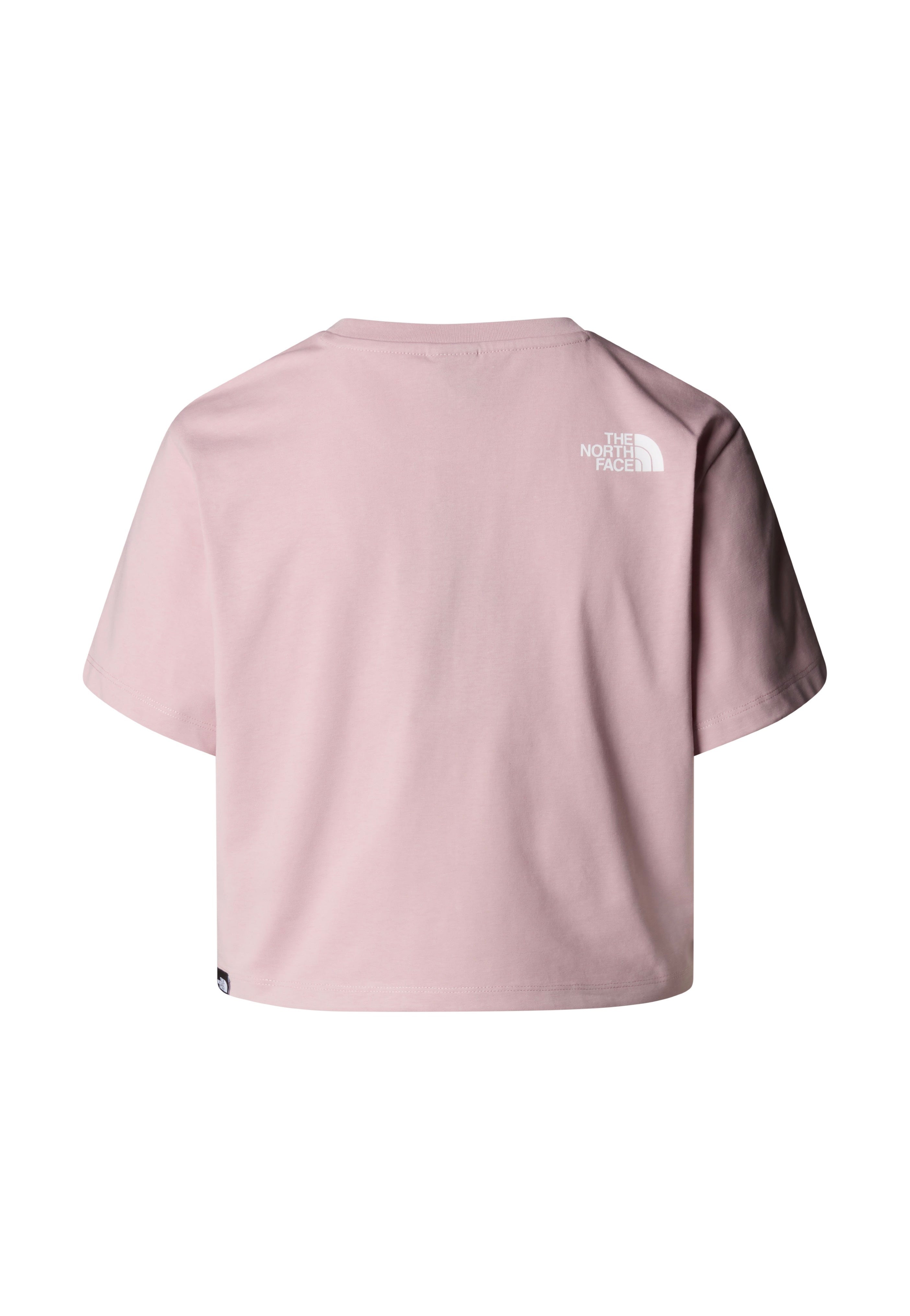 The North Face - Simple Dome Cropped Slim Metal Pink - T-Shirt | Women-Image