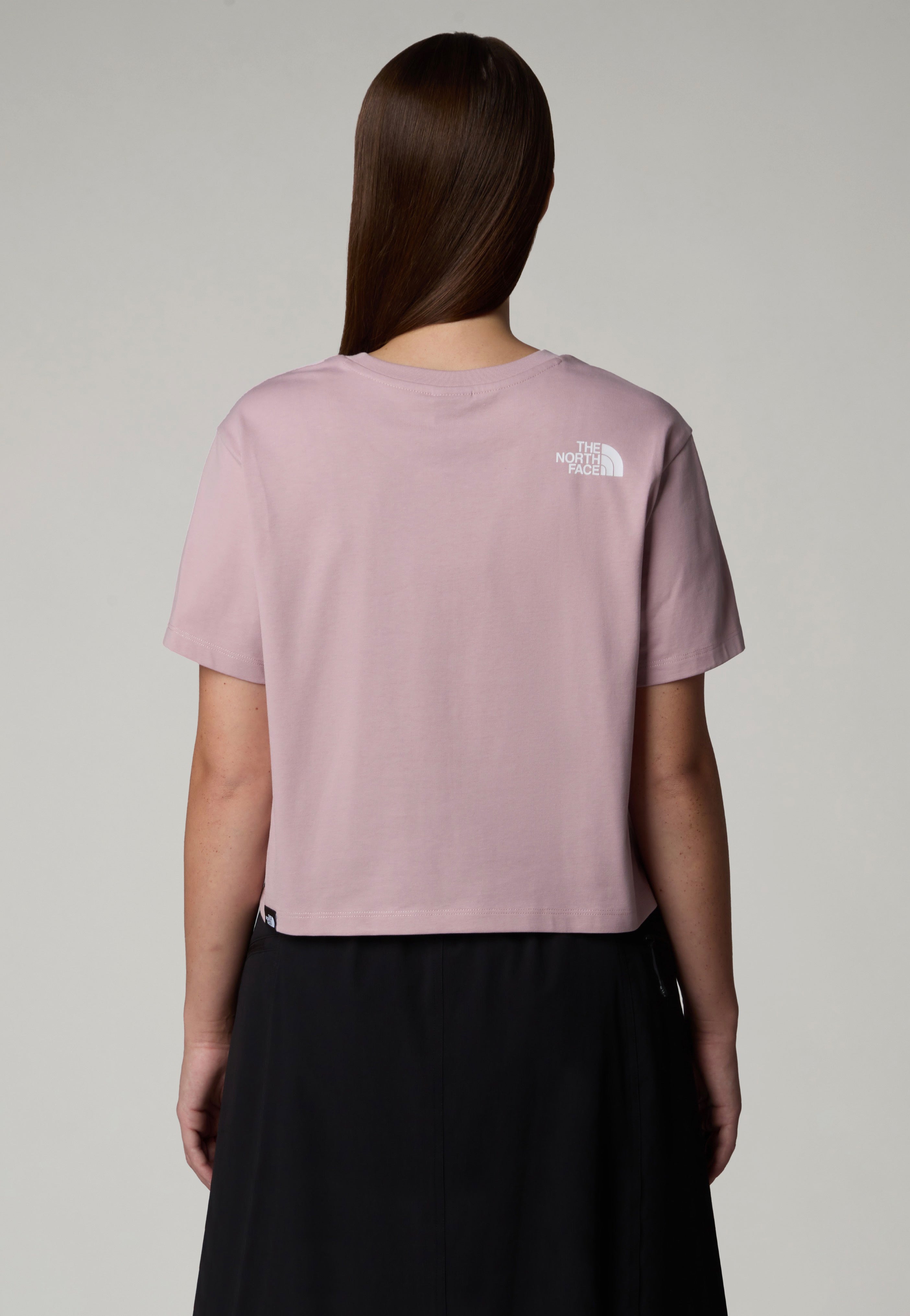 The North Face - Simple Dome Cropped Slim Metal Pink - T-Shirt | Women-Image